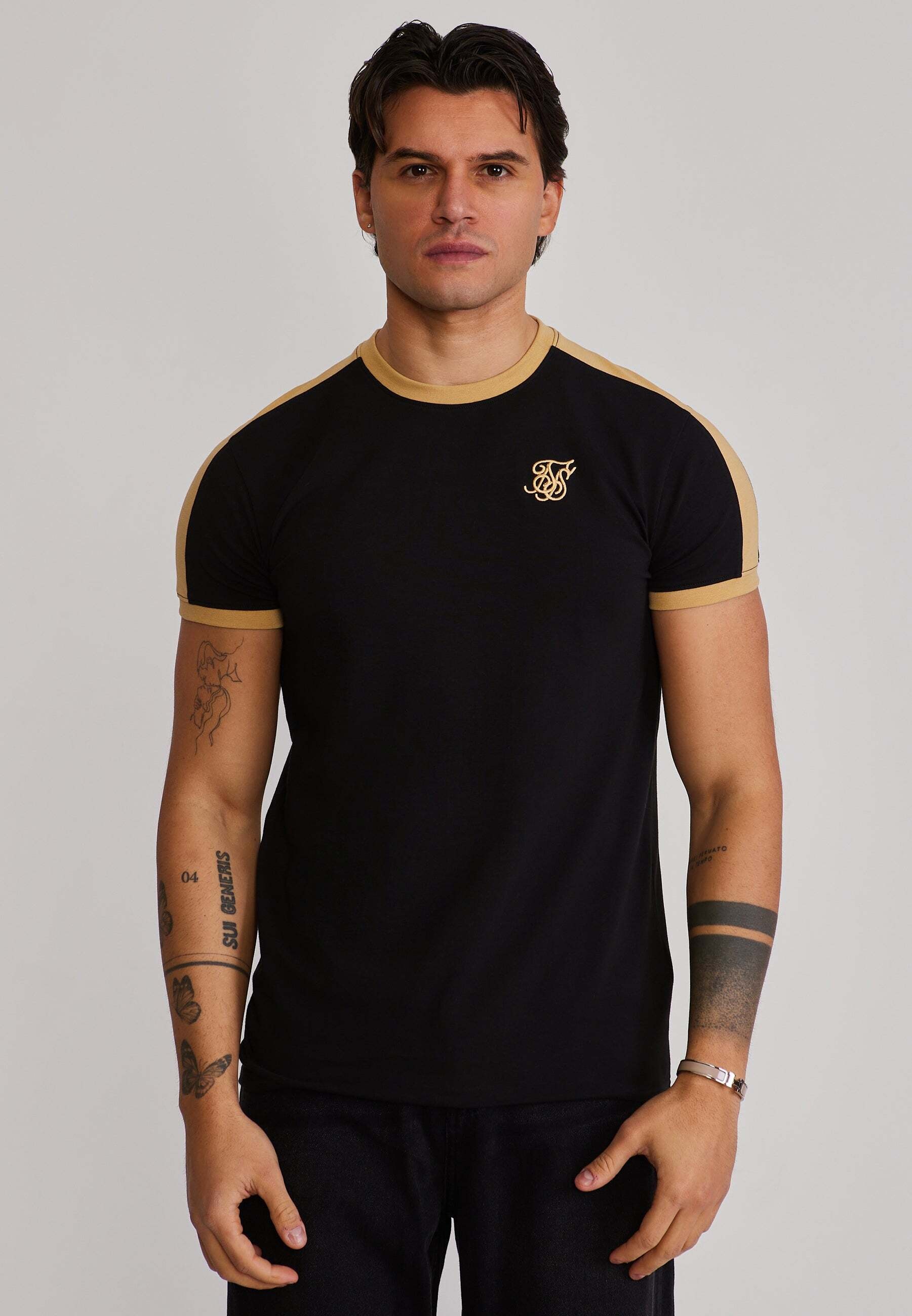 Siksilk T-Shirt »Siksilk T-Shirt Stripe Ringer«