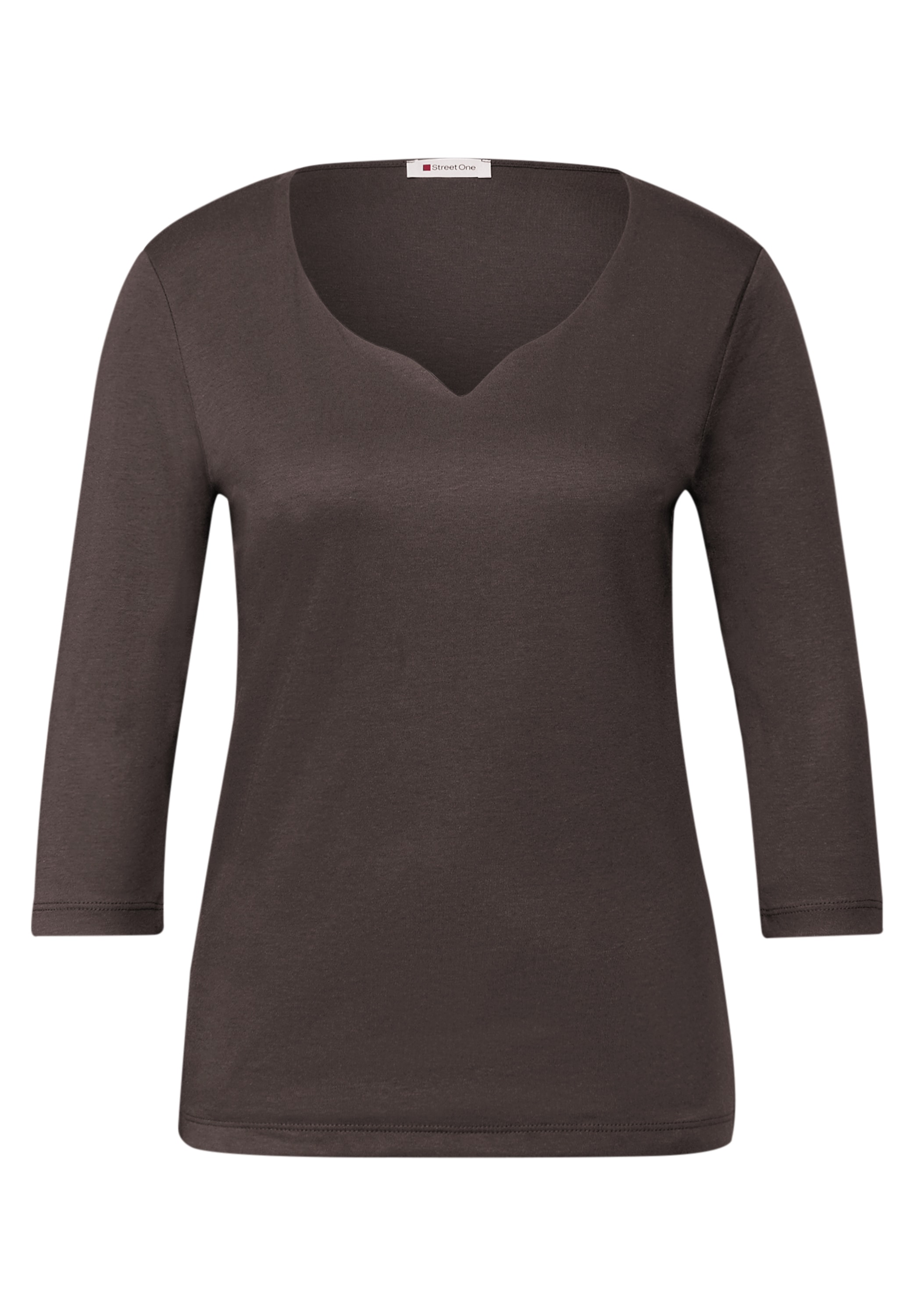STREET ONE 3/4-Arm-Shirt »Style ADA« mit Herzausschnitt