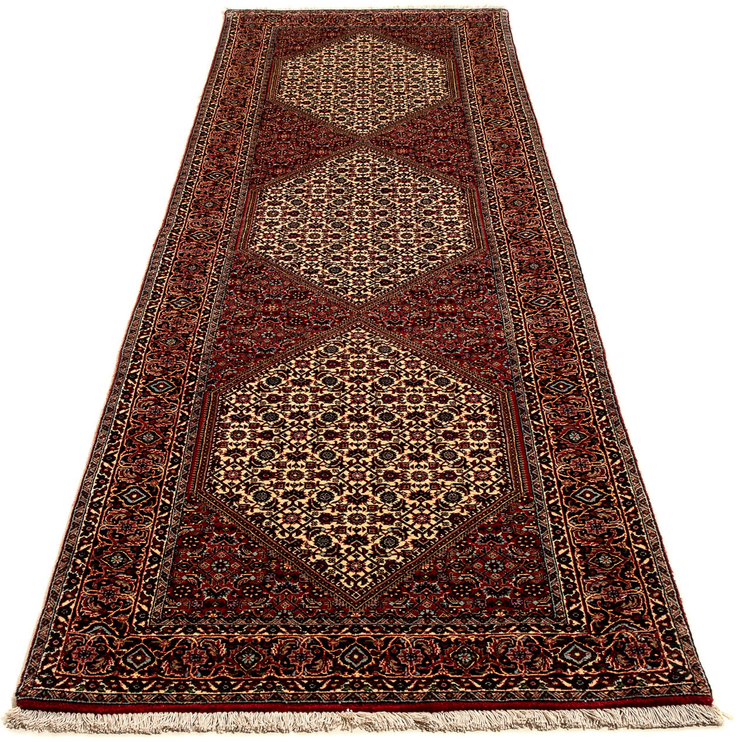 Image of morgenland Orientteppich »Perser - Bidjar - 292 x 87 cm - mehrfarbig«, rechteckig, 15 mm Höhe, Wohnzimmer, Handgeknüpft, Einzelstück mit Zertifikat bei Ackermann Versand Schweiz