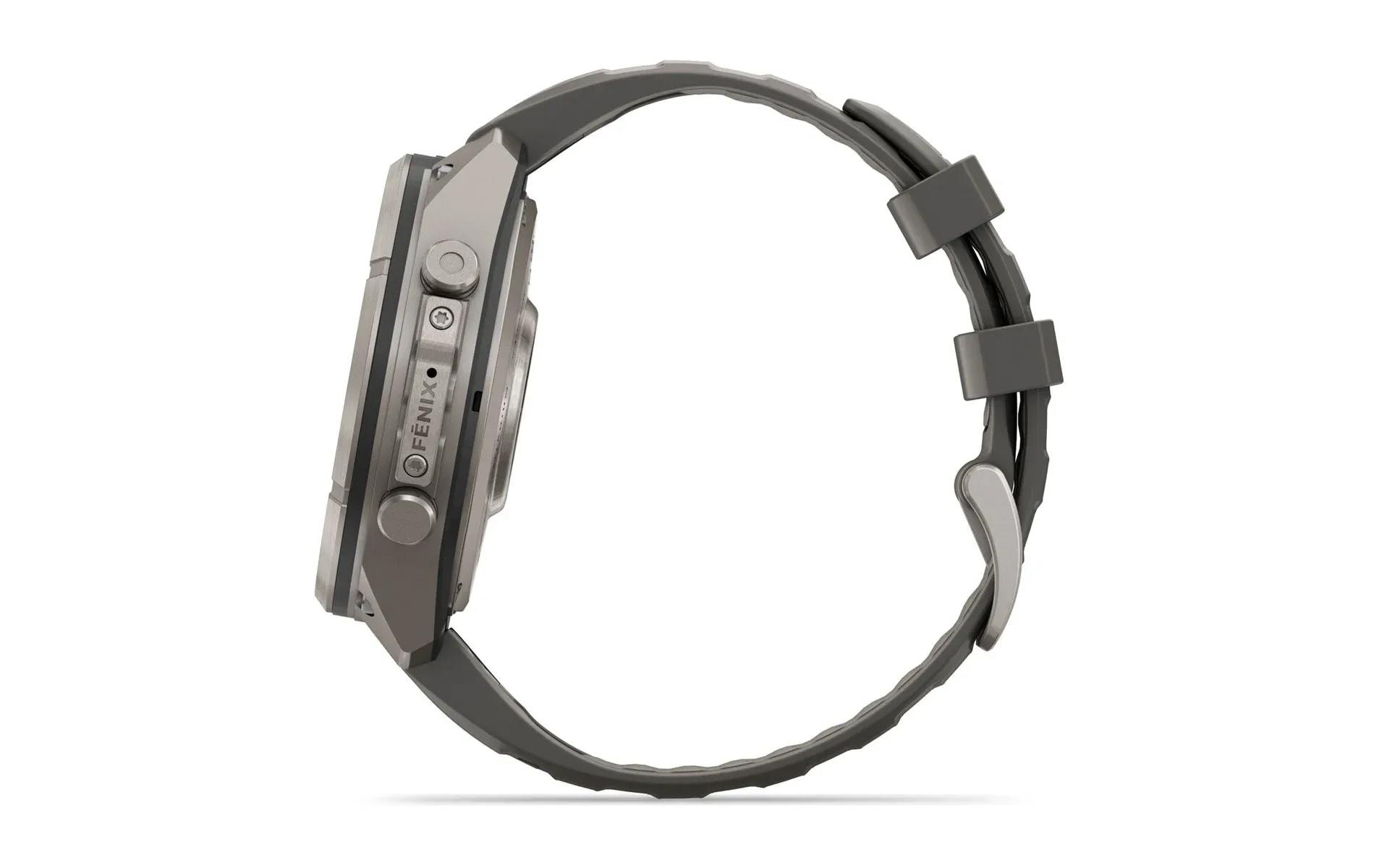 Garmin Smartwatch »Fenix 9 Pro inReach Solar Titan Silikon«
