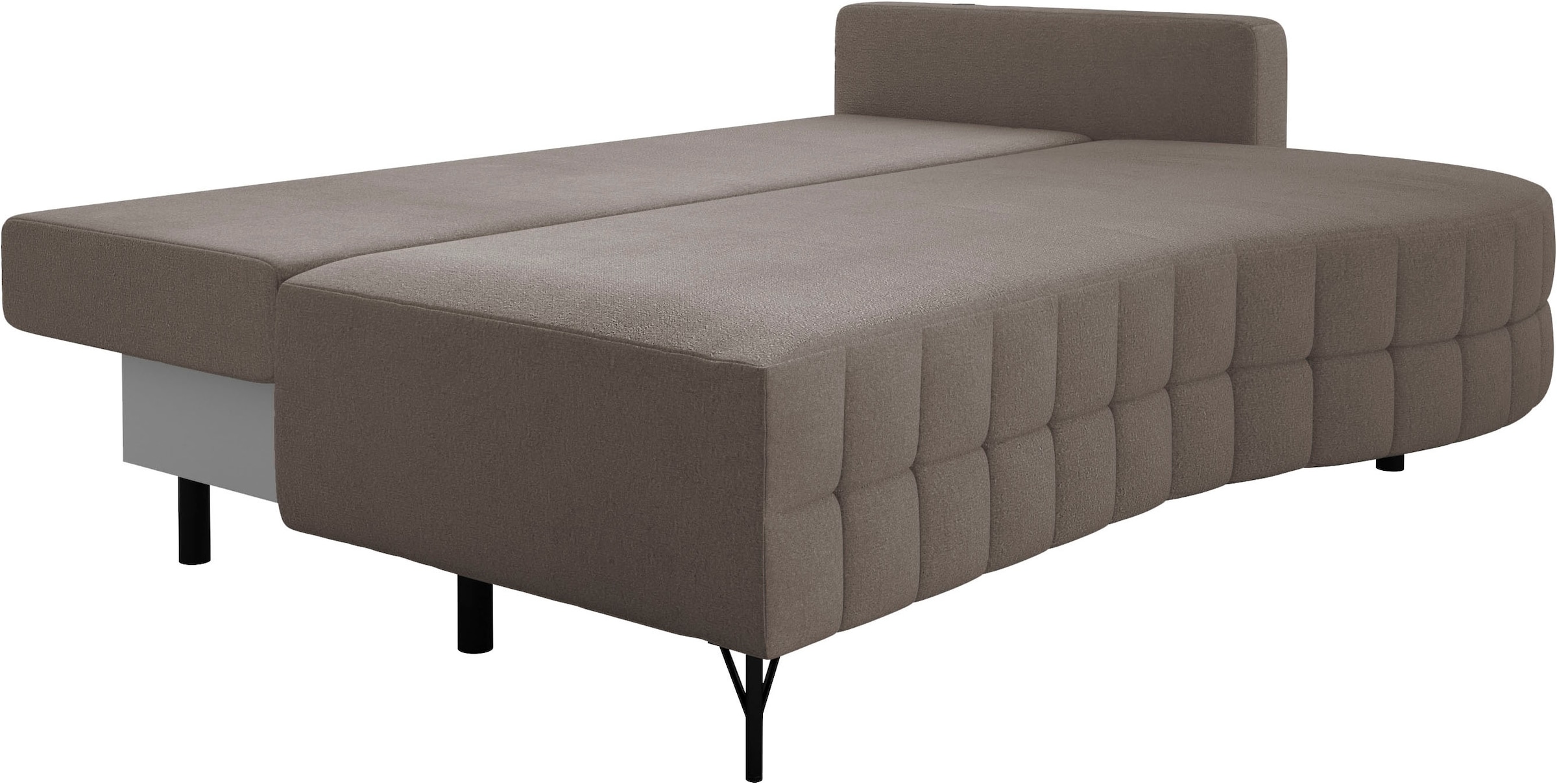 exxpo - sofa fashion Loungesofa »T wiggy Schlafsofa mit Bettfunktion und Bettkasten,«, komfortabler Federkern, super Sitzkomfort, elegante Formensprache