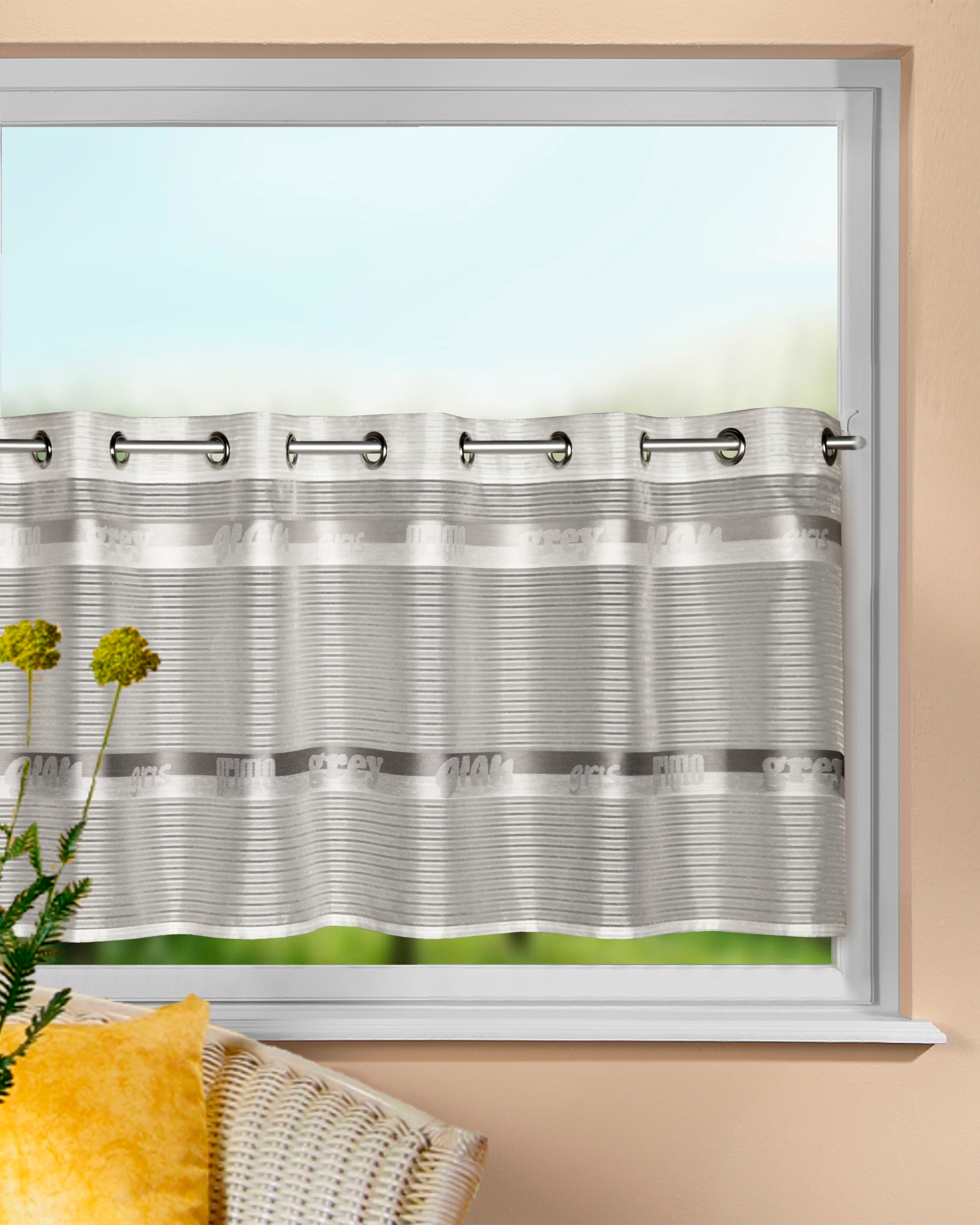 Image of WILLKOMMEN ZUHAUSE by ALBANI GROUP Scheibengardine »Finn«, (1 St.) bei Ackermann Versand Schweiz