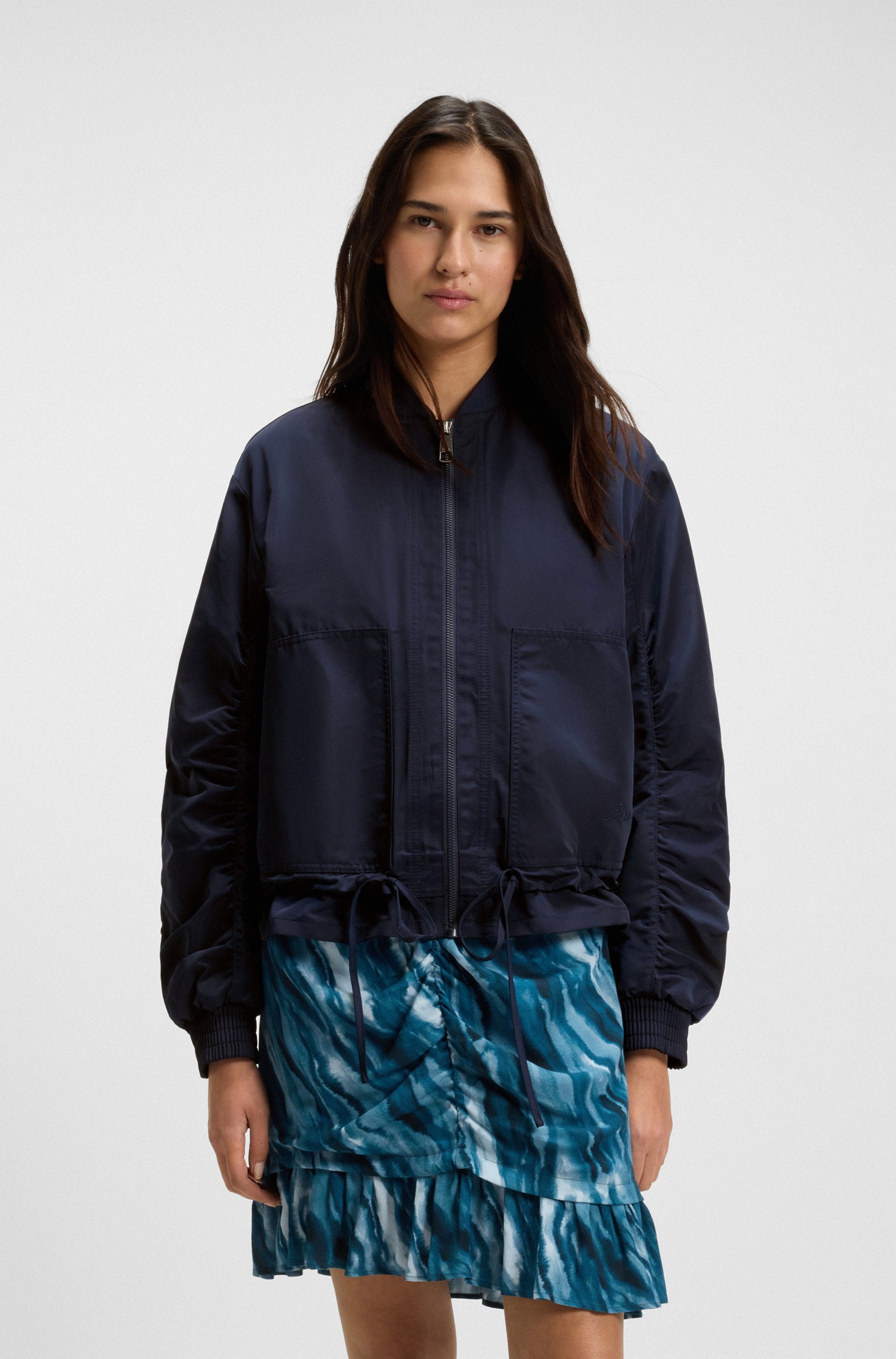 BOSS ORANGE Bomberjacke »Pirosa Premium Damenmode«, mit schützendem Finish