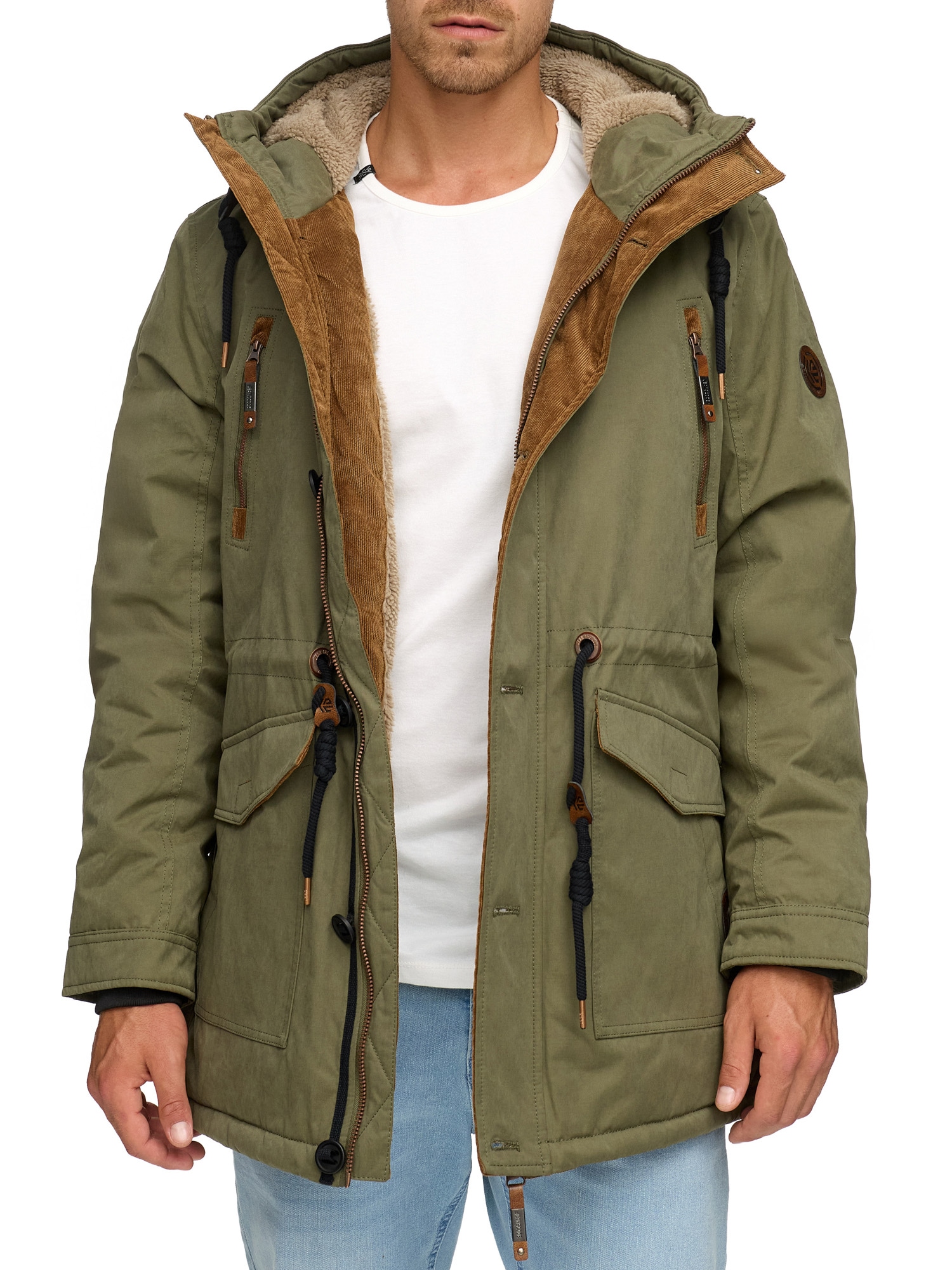 Indicode Parka »INGillespie« mit Kapuze