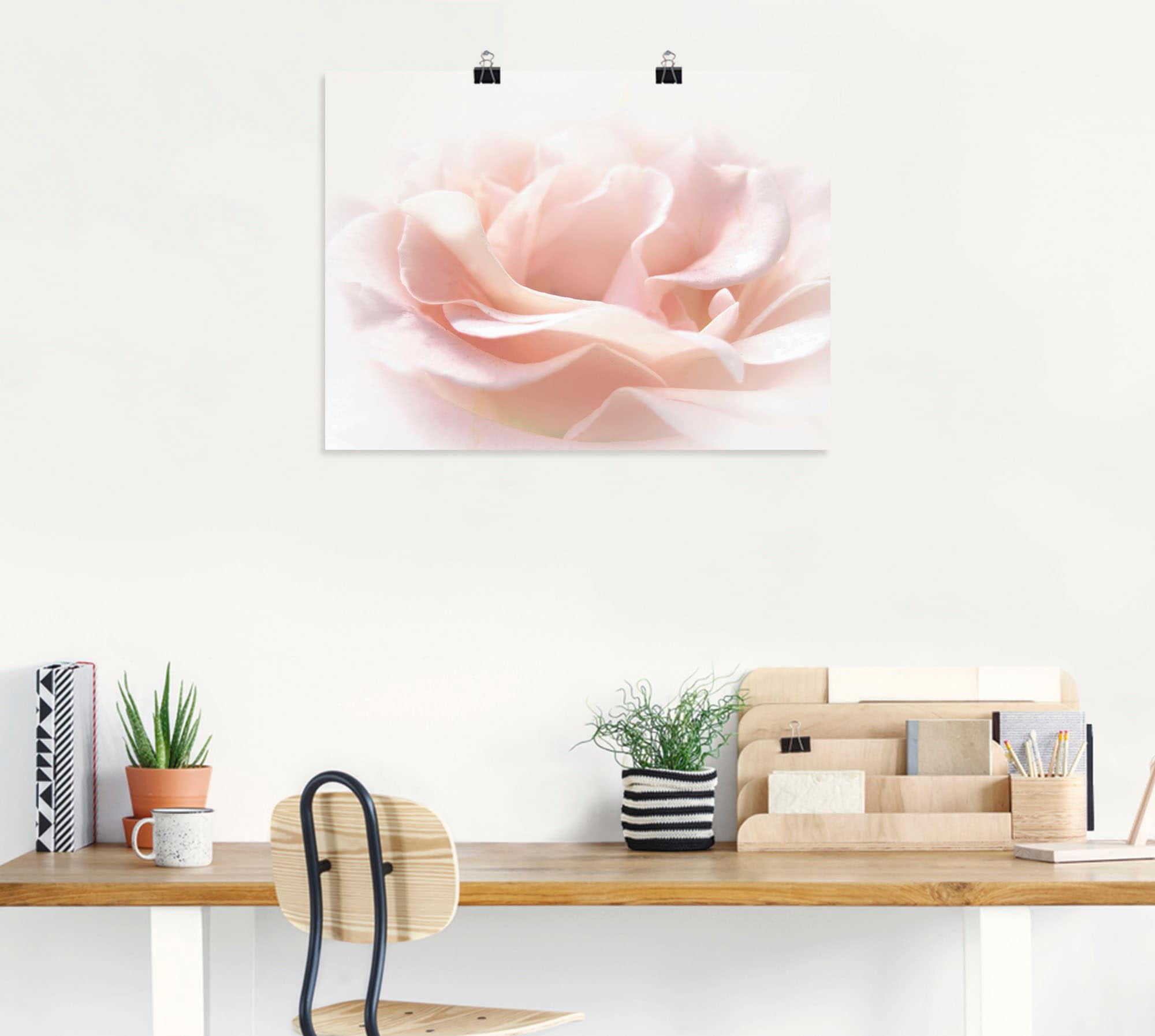 Artland Wandbild »Rose I« Blumen 1 Stk. tlg. als Alubild, Poster in verschied. Grössen