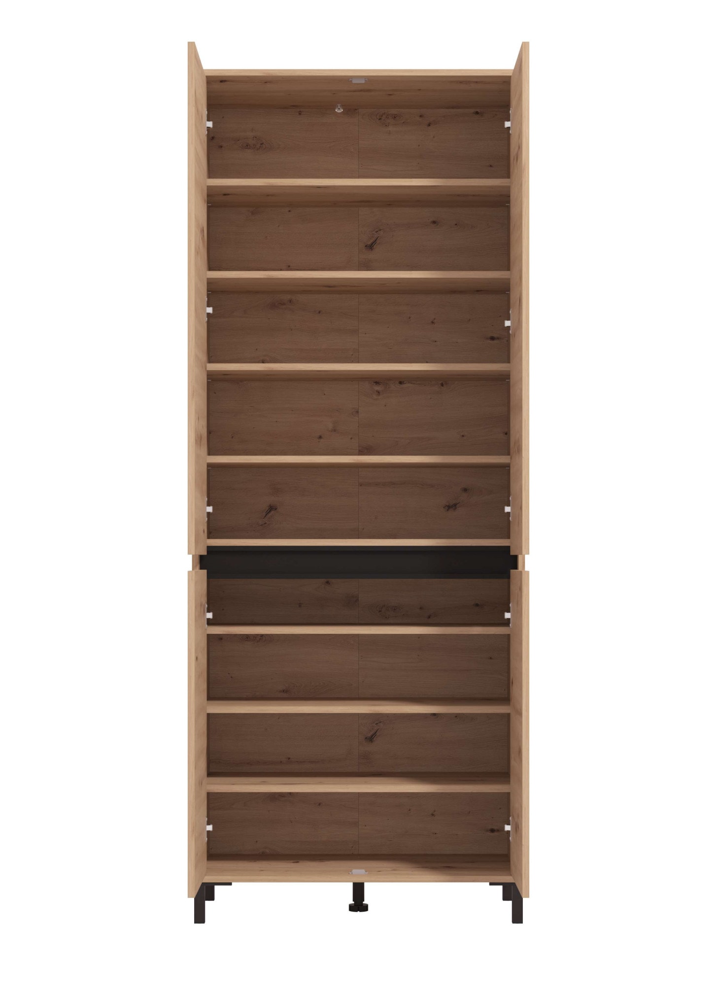 Home affaire Armoire à chaussures »Flannan, Schuhregal, Schuhkommode, Gesamthöhe 205,5 cm« acht Regale und eine Schublade, Gesamtbreite 80 cm