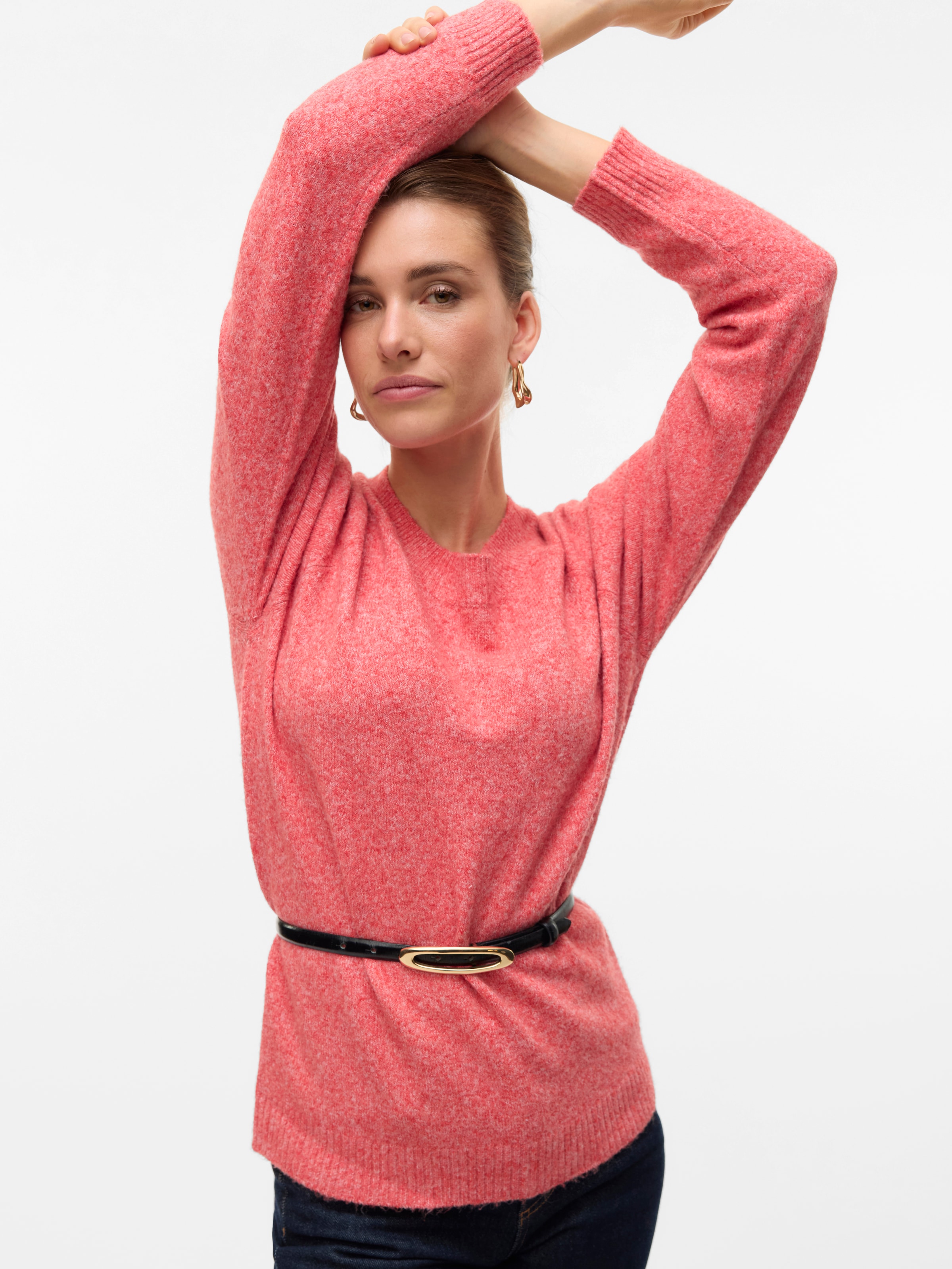 Vero Moda Rundhalspullover »VMDOFFY LS O-NECK BLOUSE GA NOOS«