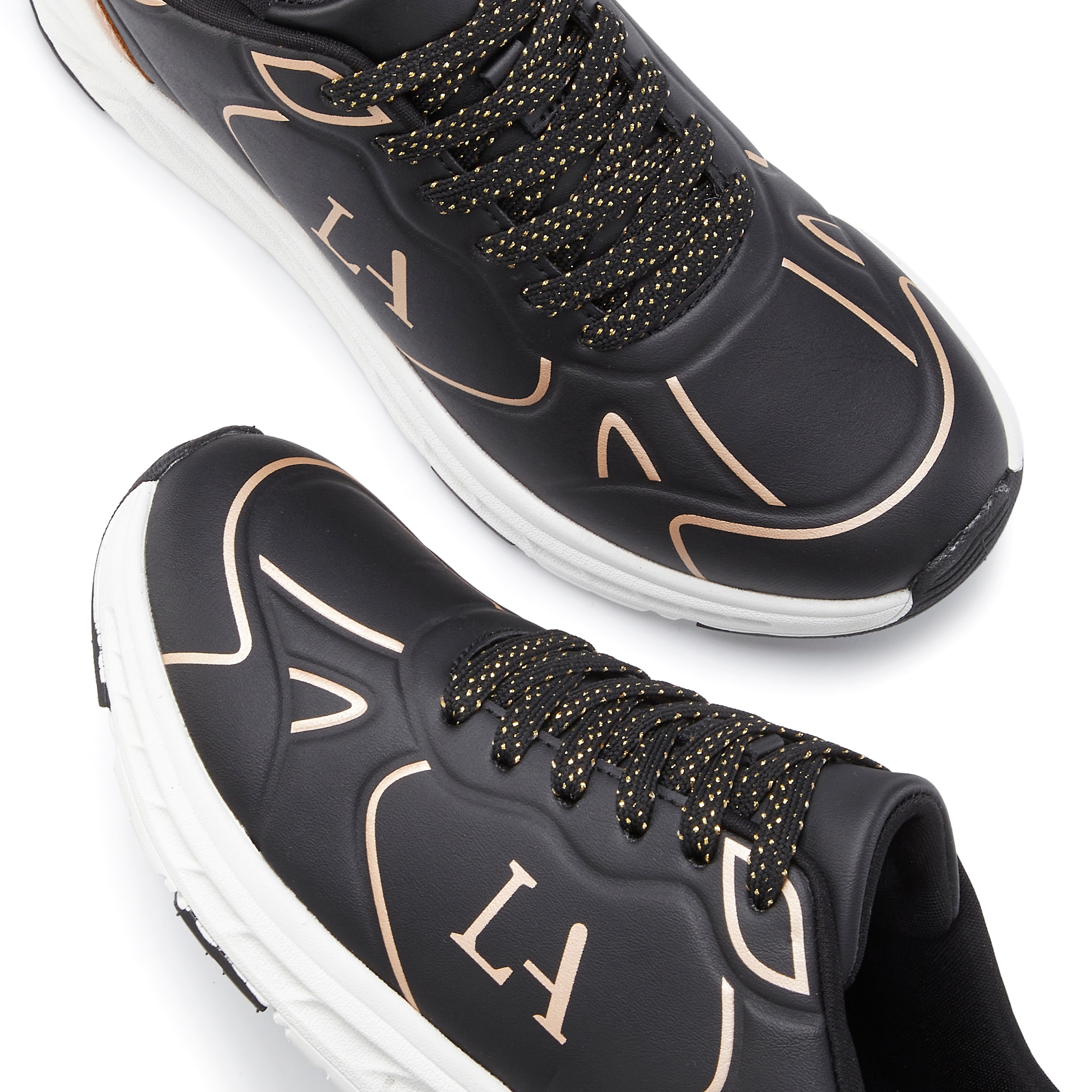 LASCANA Sneaker »Freizeitschuh, Schnürschuh«, mit Farbakzenten VEGAN