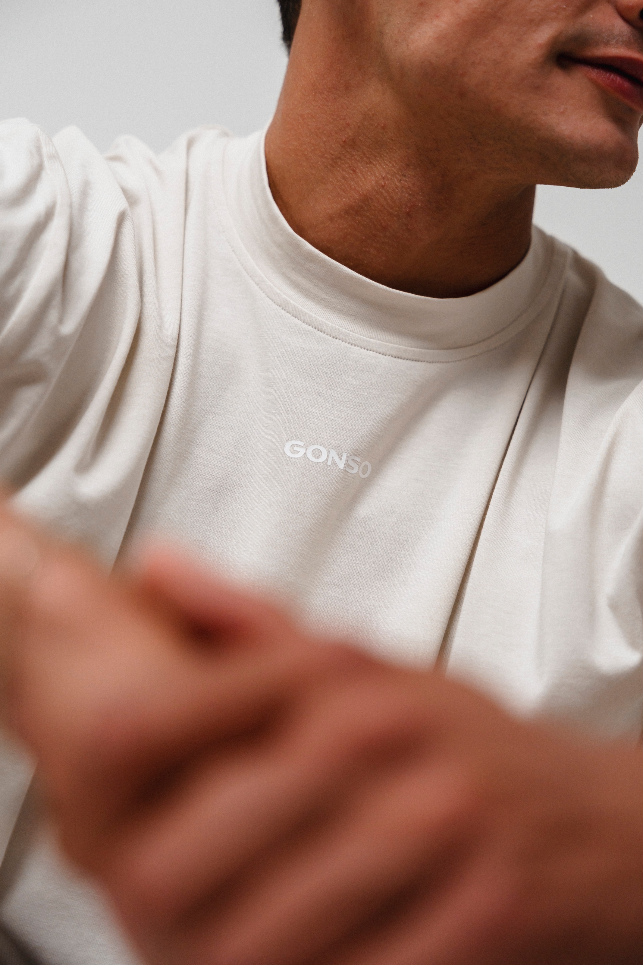 Gonso Shirt à col rond »OffBike T-Shirt Oversized« Unisex T-Shirt mit Logo, Off-Bike Shirt, Oversize-Fit