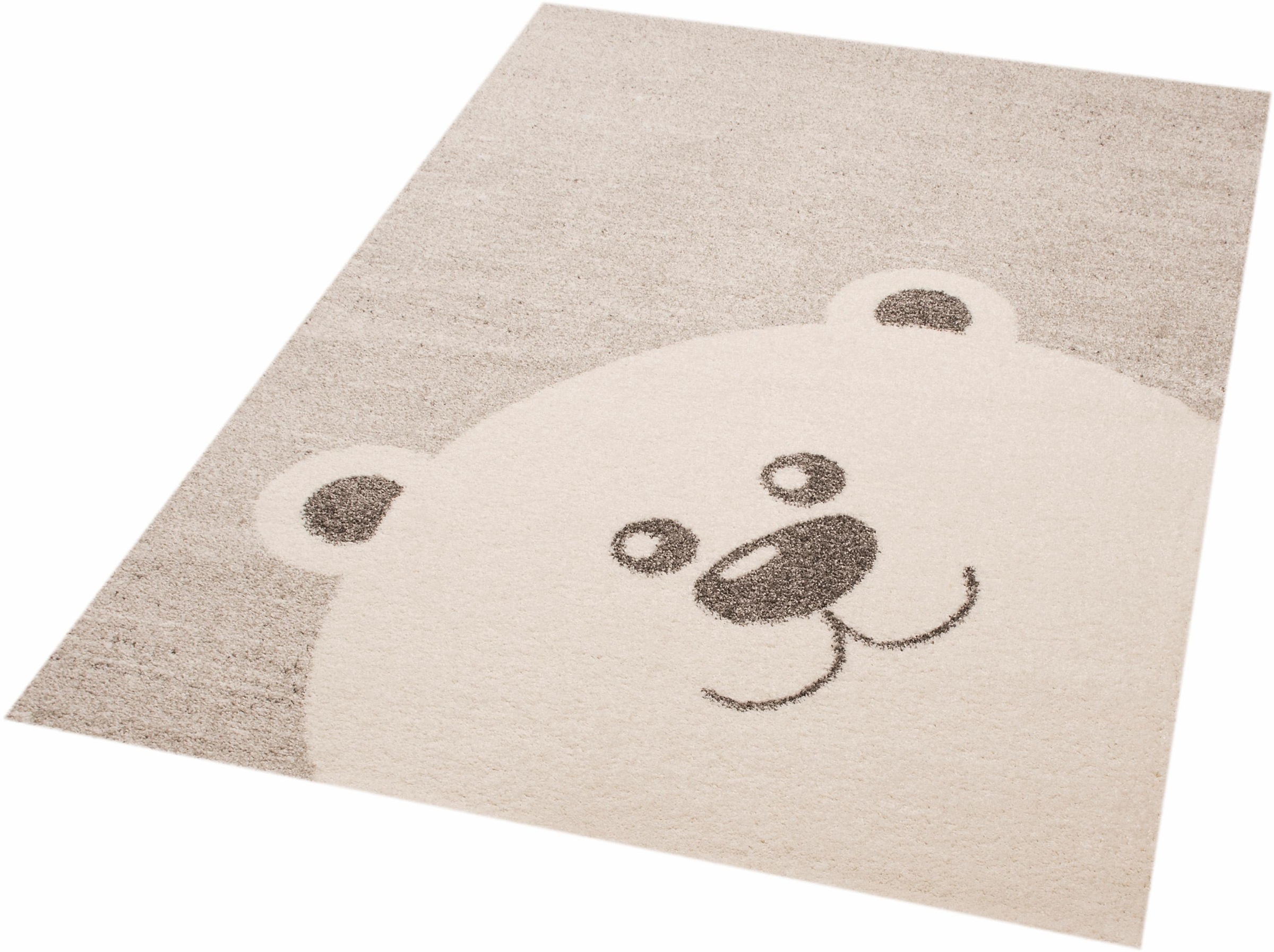 Image of Zala Living Kinderteppich »Teddy Bear Toby«, rechteckig, 17 mm Höhe, Spielunterlage,Sehr weich durch Microfaser, Kinderzimmer, Tiermotiv, Pflegeleicht, Robust bei Ackermann Versand Schweiz