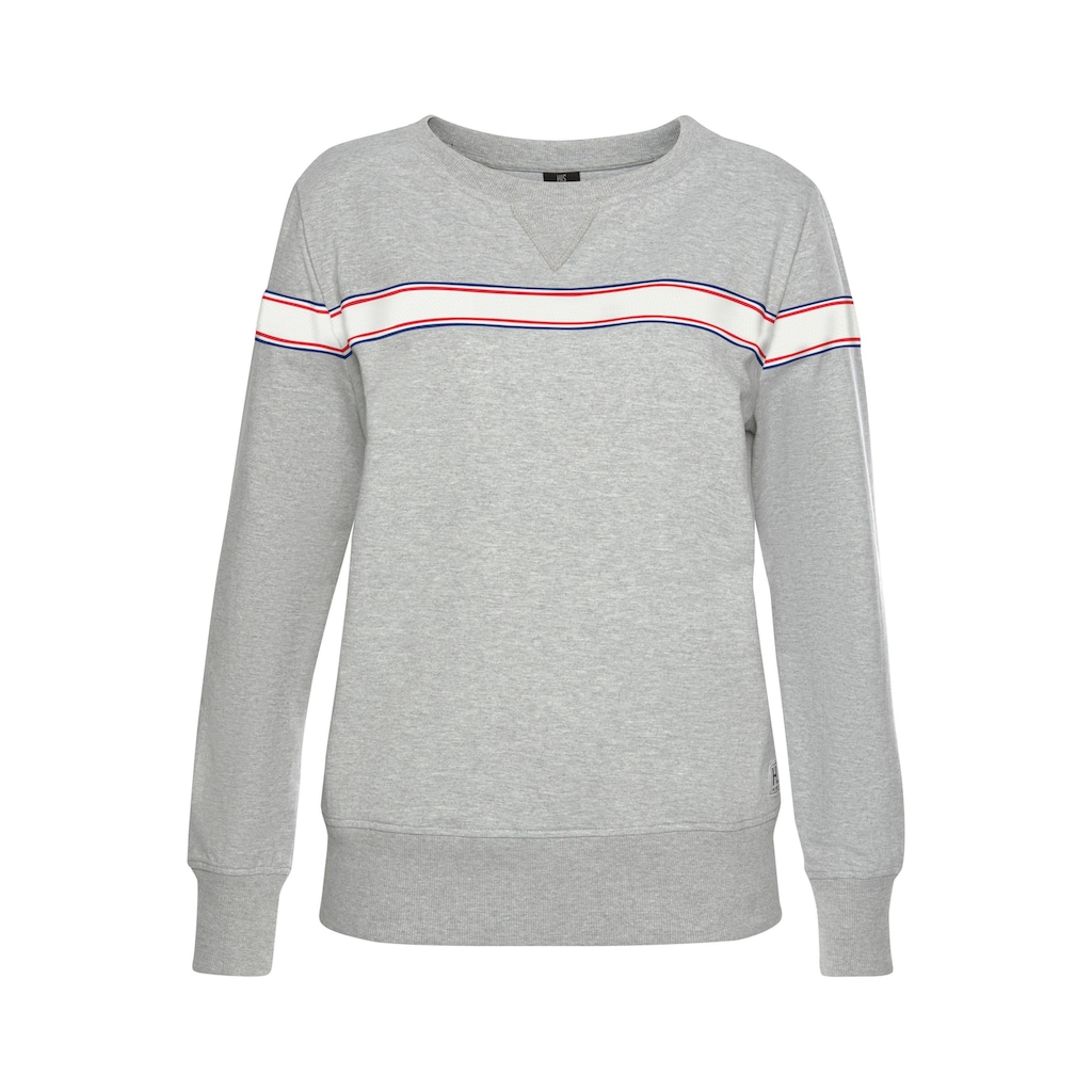 H.I.S Sweatshirt, mit gestreiftem Tape, Loungewear, Loungeanzug