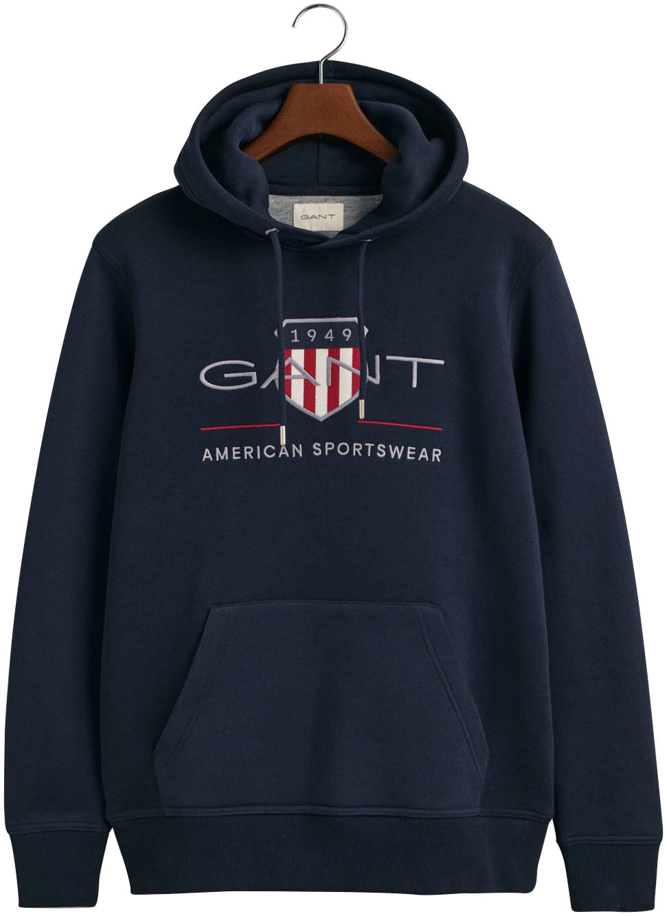 Gant Hoodie »REG ARCHIVE SHIELD HOODIE«, mit modischer Logostickerei auf der Brust
