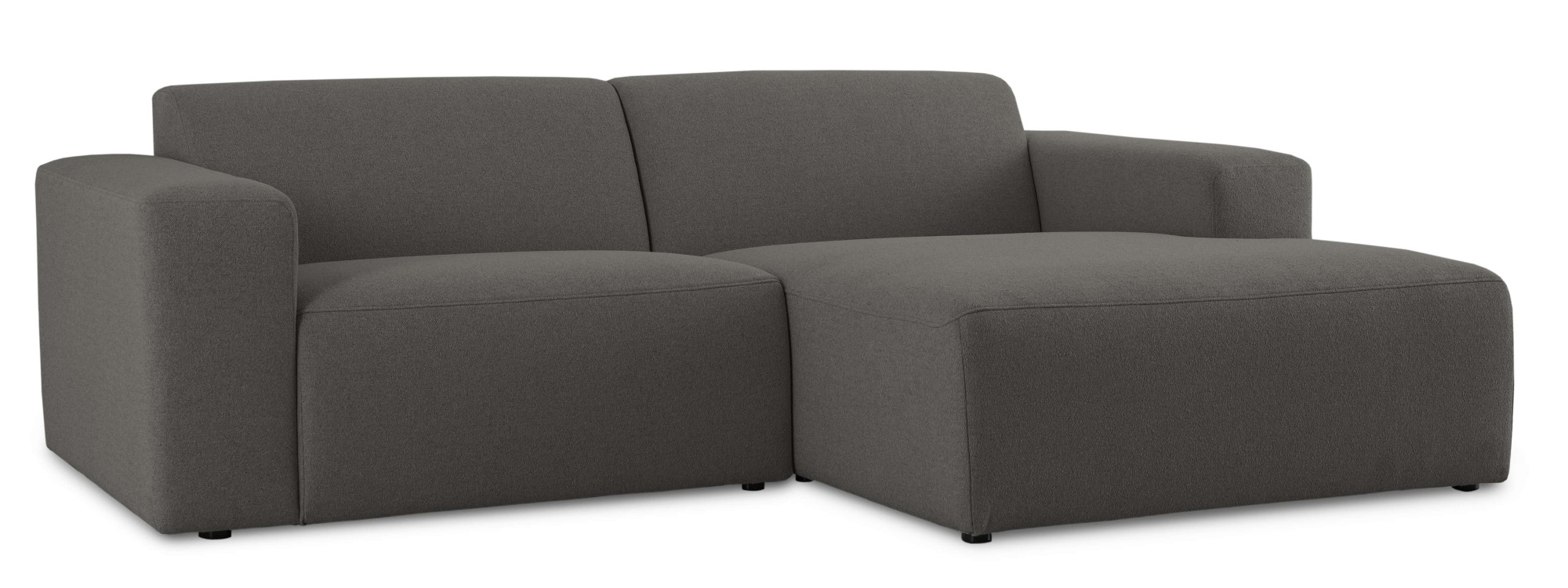 INOSIGN Ecksofa »Koa,228cm, L-Form, Modulsofa, Webstoff, Cord, Struktur«, Designsofa, weicher Lounge-Sitzkomfort, Welleunterfederung, bodentief