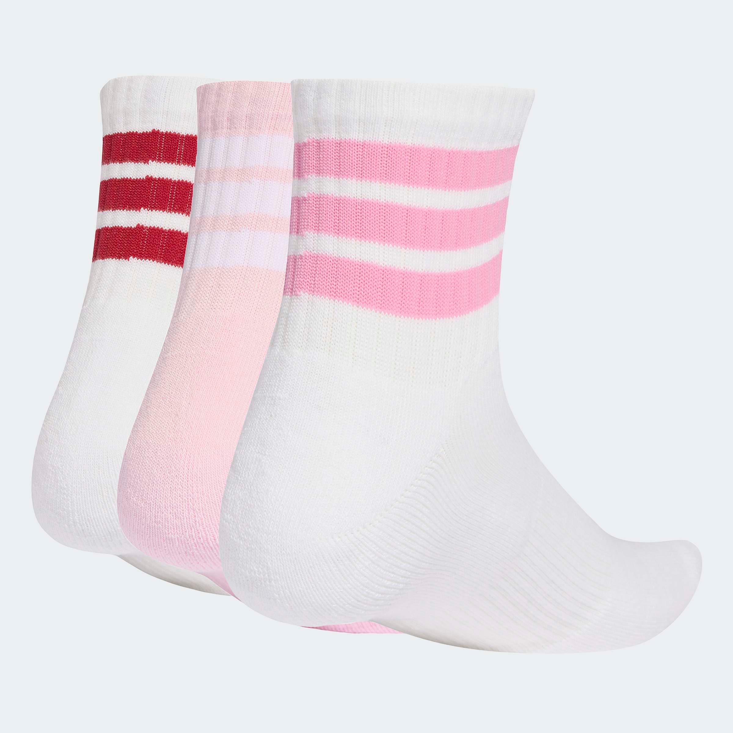 adidas Performance Funktionssocken »3 STREIFEN CUSHIONED SPORTSWEAR MID CUT, 3ER-PACK« 3 Paar tlg.