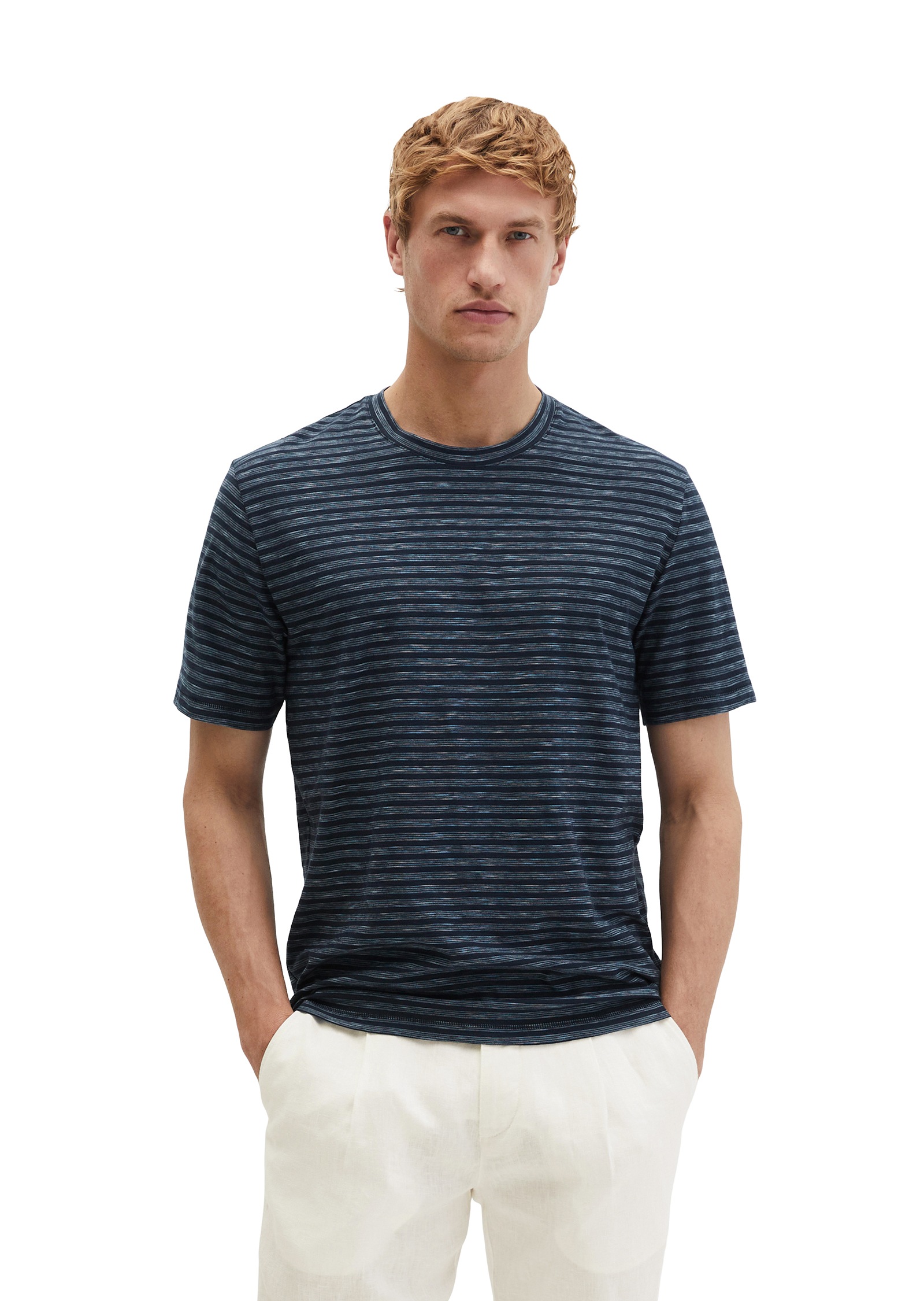 Image of Marc OPolo T-Shirt regular in softem Slub-Jersey