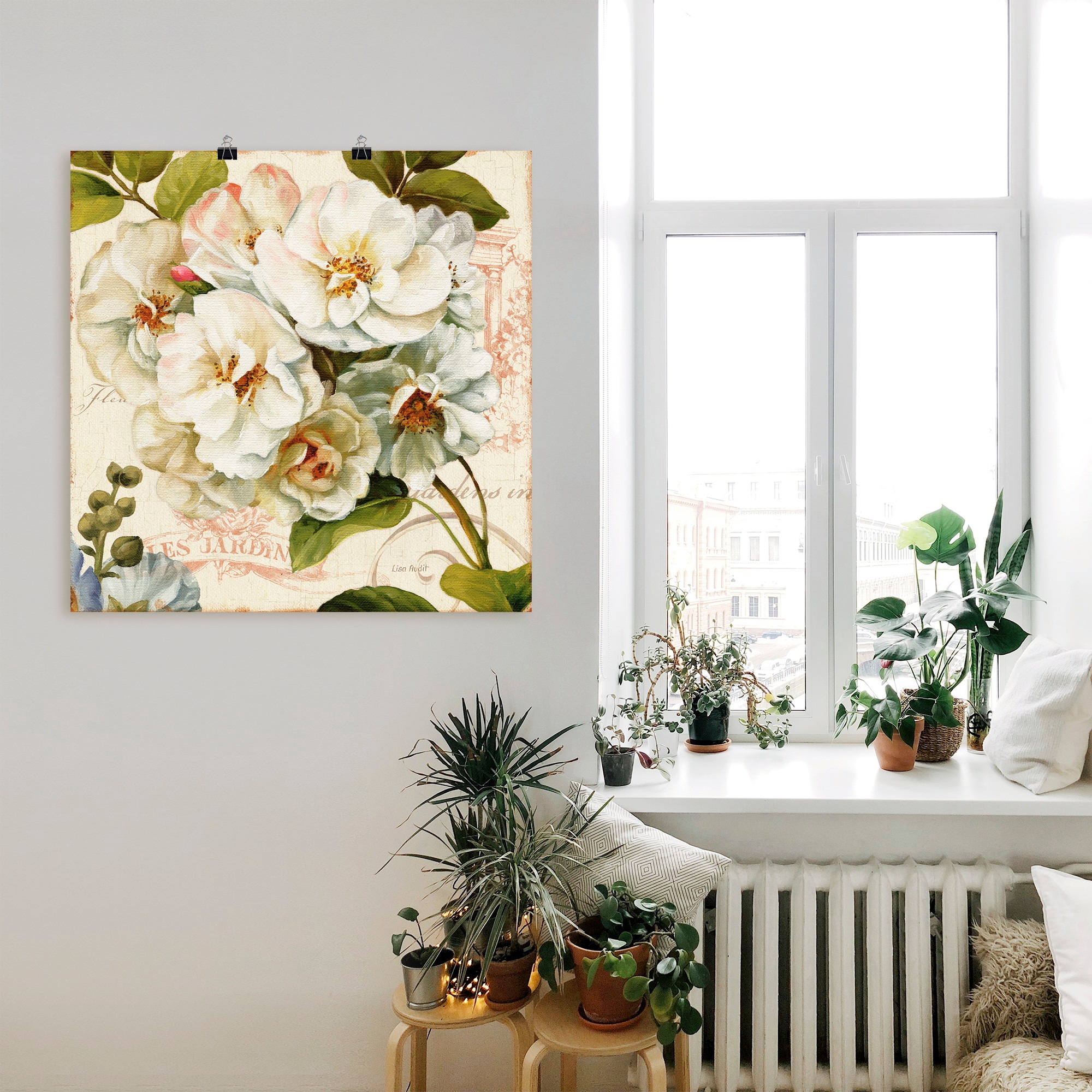 Artland Wandbild »Garten III«, Blumen, (1 St.), als Leinwandbild, Poster in verschied. Grössen