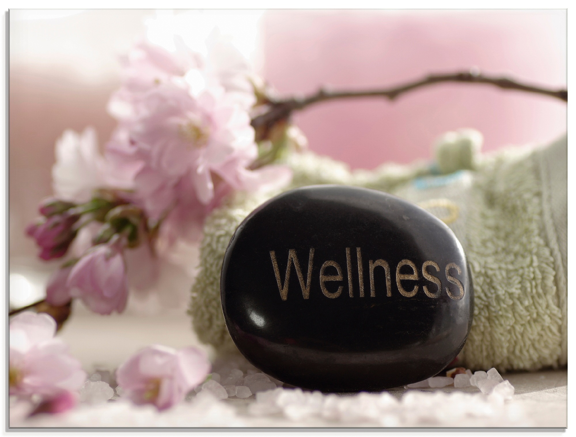 Image of Artland Glasbild »Mandelblüten Stillleben«, Zen, (1 St.) bei Ackermann Versand Schweiz