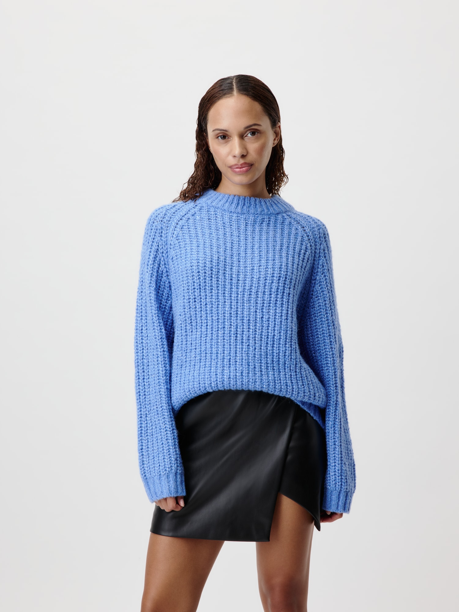 Image of LeGer Strickpullover "Leslie, LeGer by Lena Gercke" Loose fit mit Rundhalsausschnitt