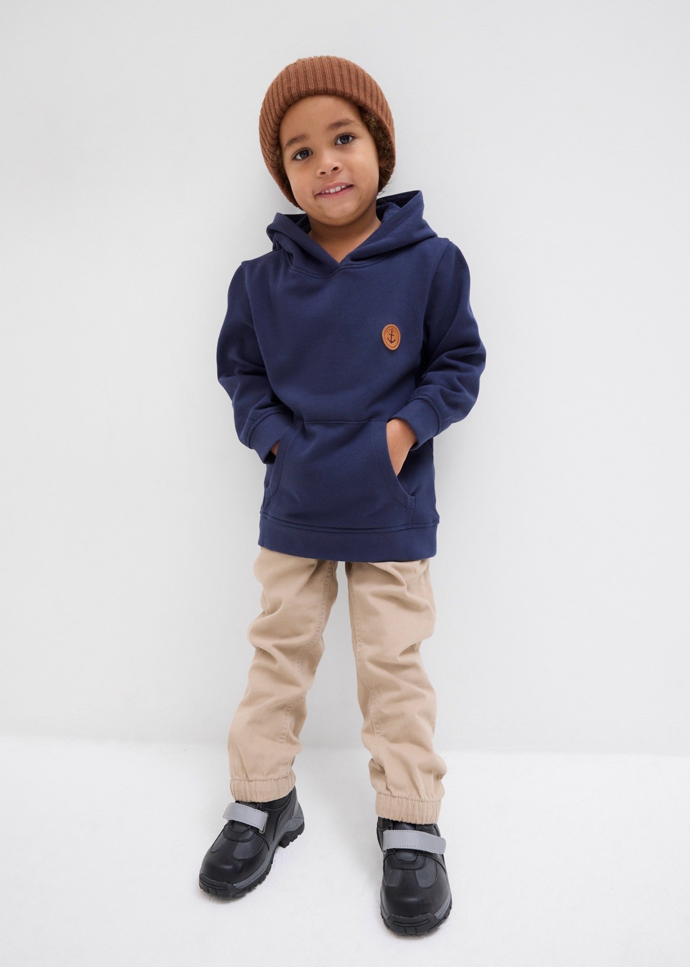 bonprix Schlupfhose  Regular Fit Schlupfhose aus reiner Baumwolle (3er Pack)