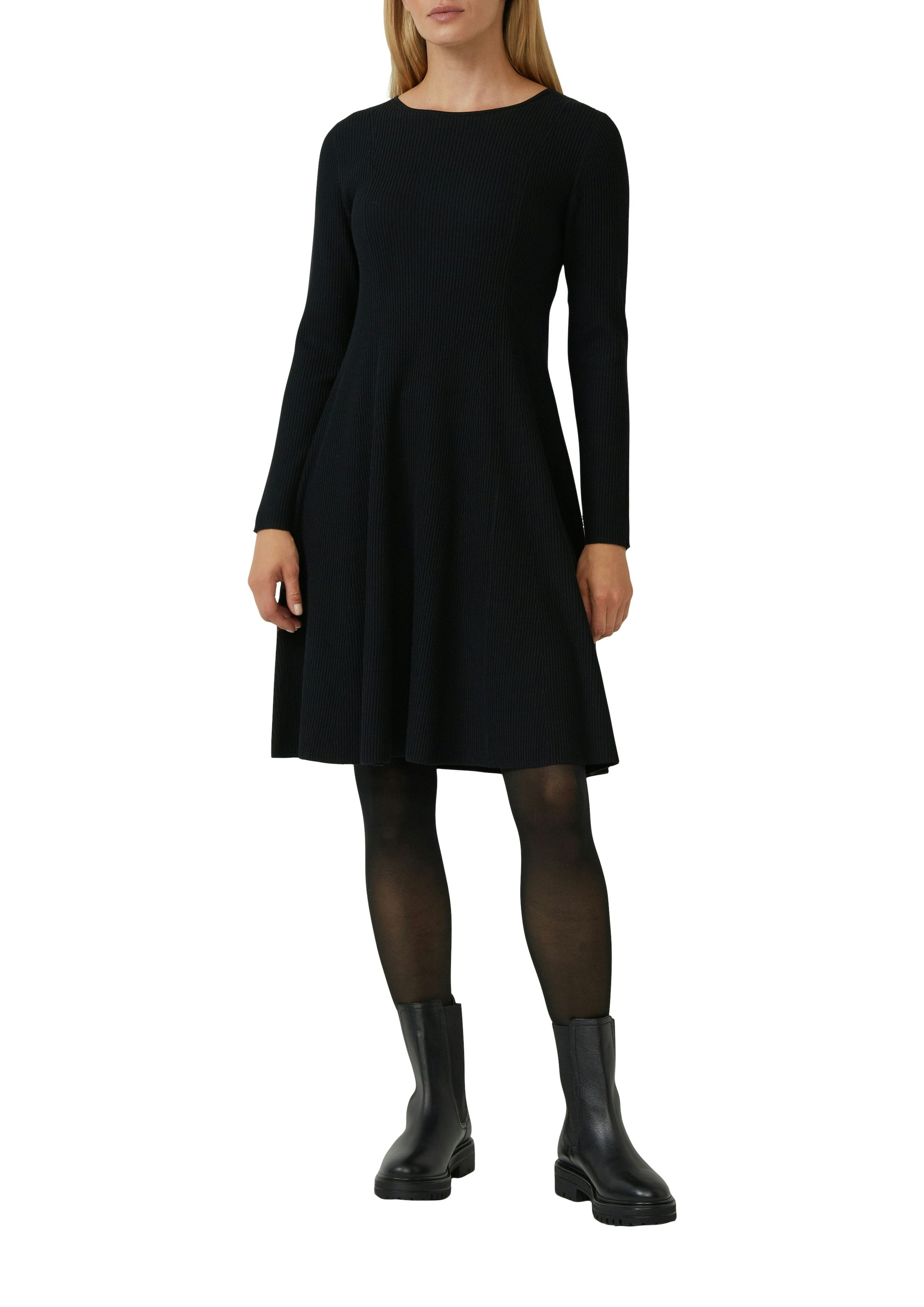 s.Oliver BLACK LABEL Robe en tricot avec détail ajouré