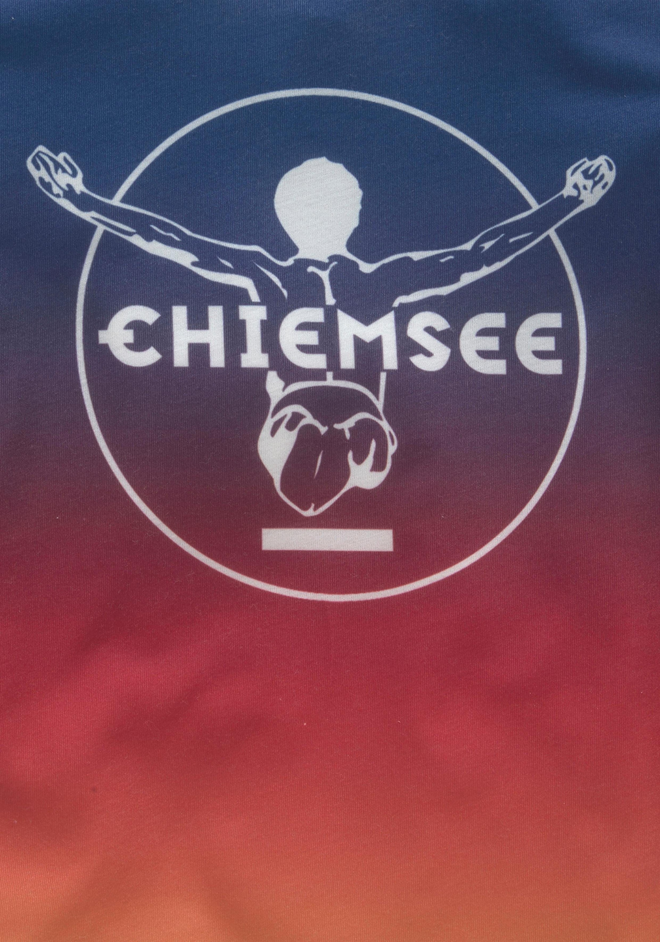Chiemsee T-Shirt, im Farbverlauf mit Druck vorn Découvrir sur