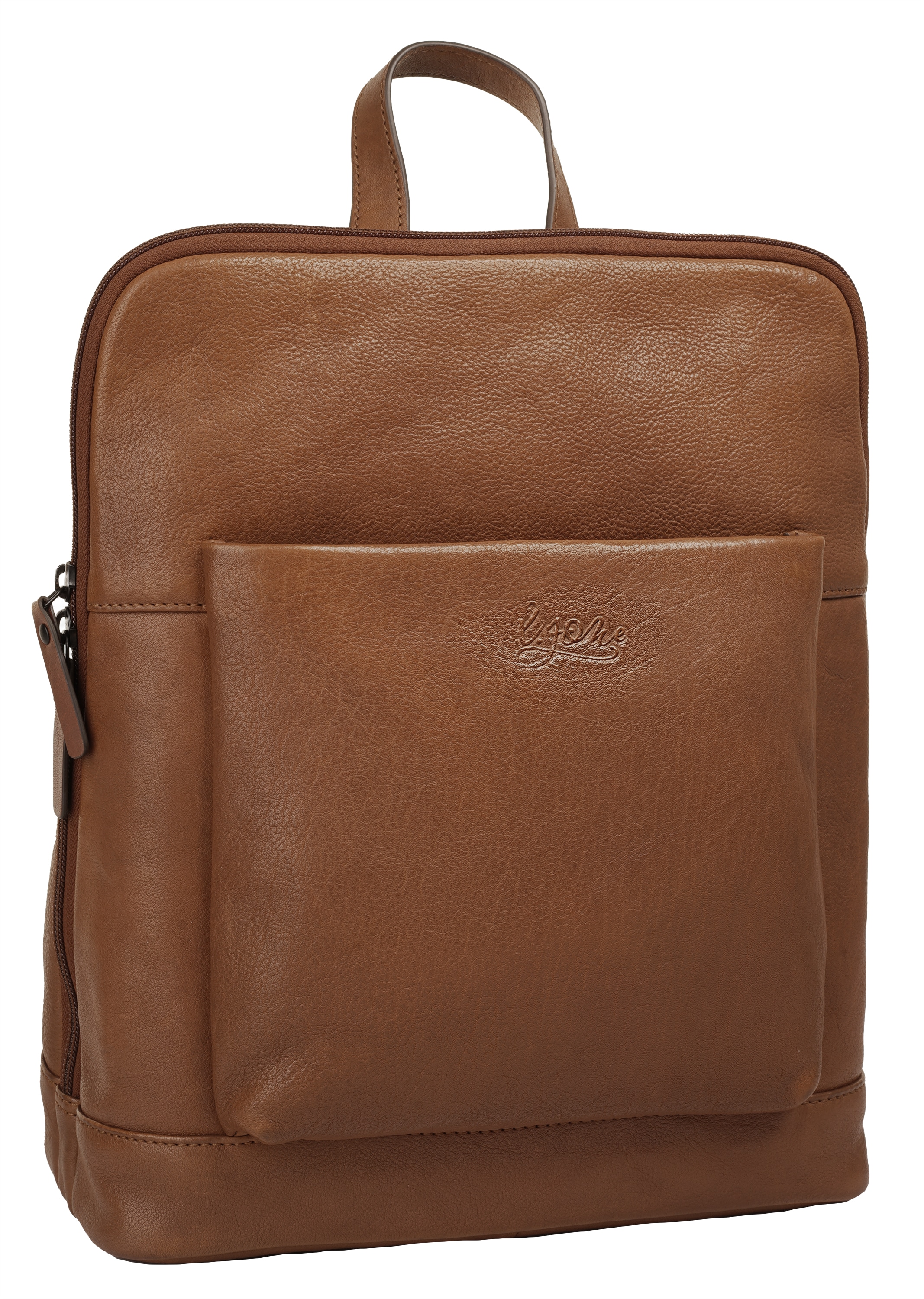 X-Zone Cityrucksack »RFID«, echt Leder