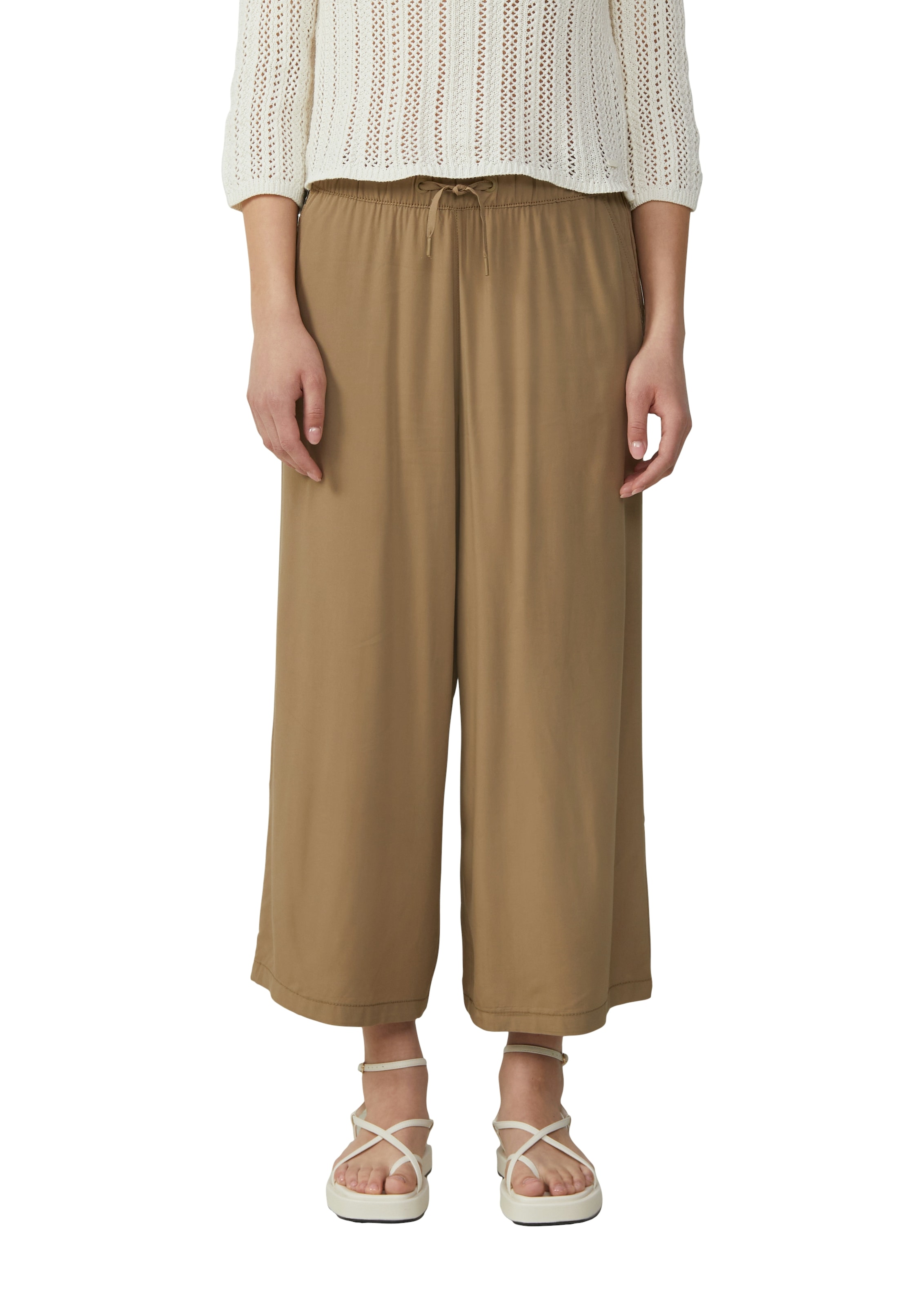 Image of QS Culotte Sommerhose mit elastischem Bund und Tunnelzug