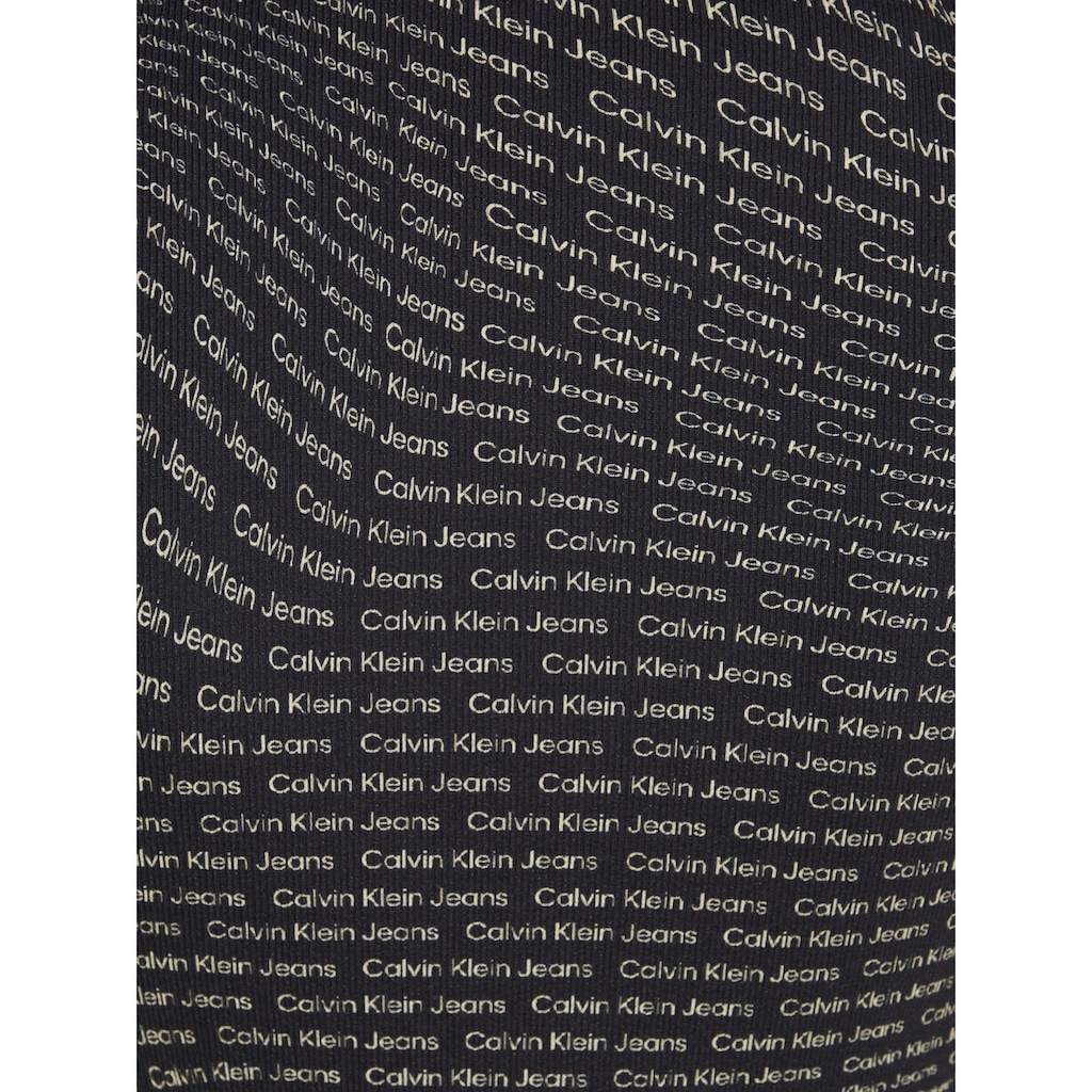 Calvin Klein Jeans Stehkragenshirt »AOP RIB TEE«