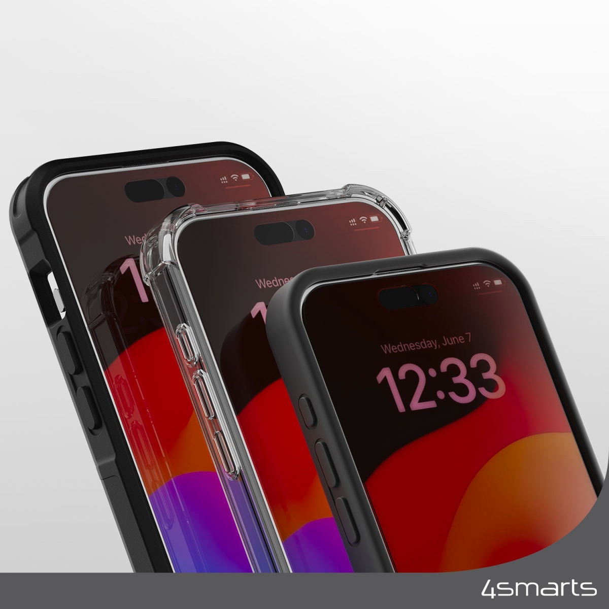 4smarts Displayschutzglas »Second Glass Privacy mit Montagerahmen«, für Apple iPhone 15 Plus, Displayschutzfolie, Schutzfolie, Sichtschutz, kratz- & stossfest