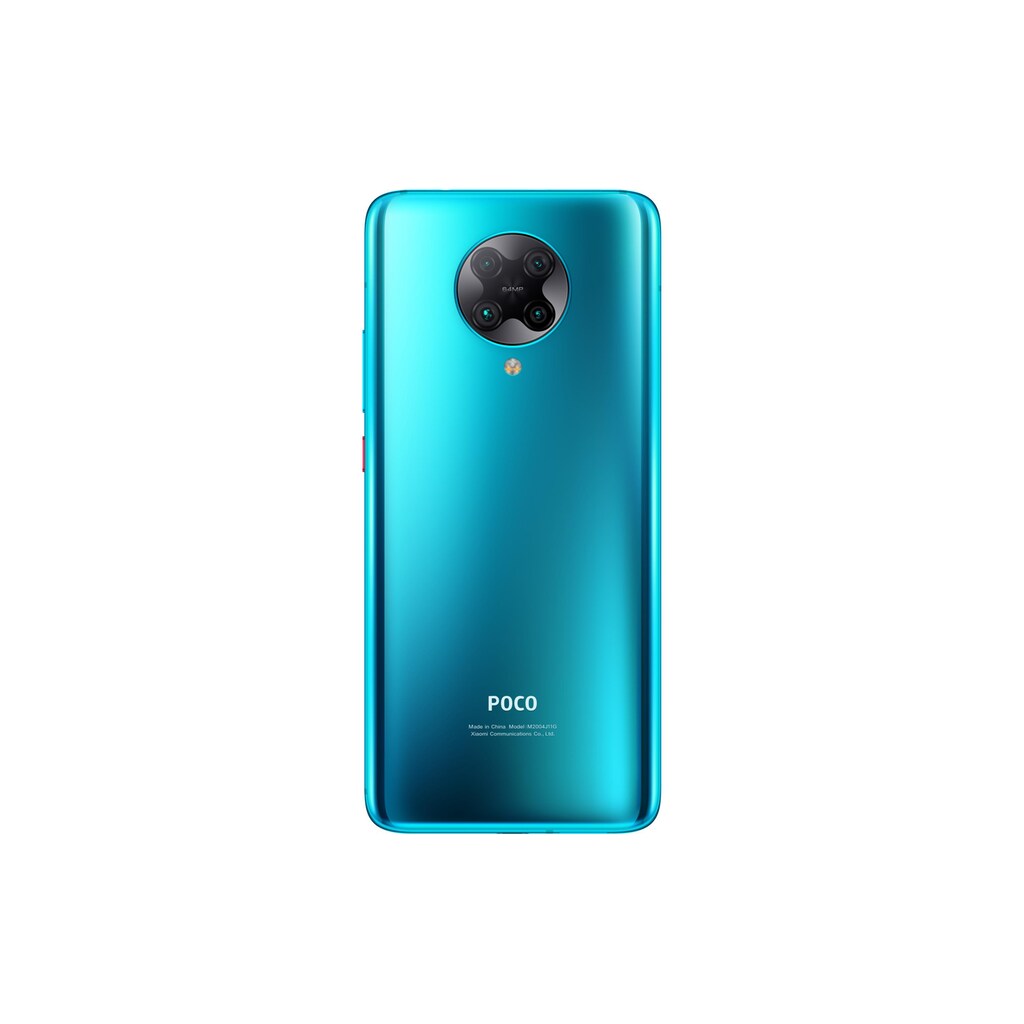 Xiaomi Smartphone »Pocophone F2 Pro 256GB Blau«, Neon Blue, 16,94 cm/6,67 Zoll, 256 GB Speicherplatz, 64 MP Kamera, Fingerabdruckscanner