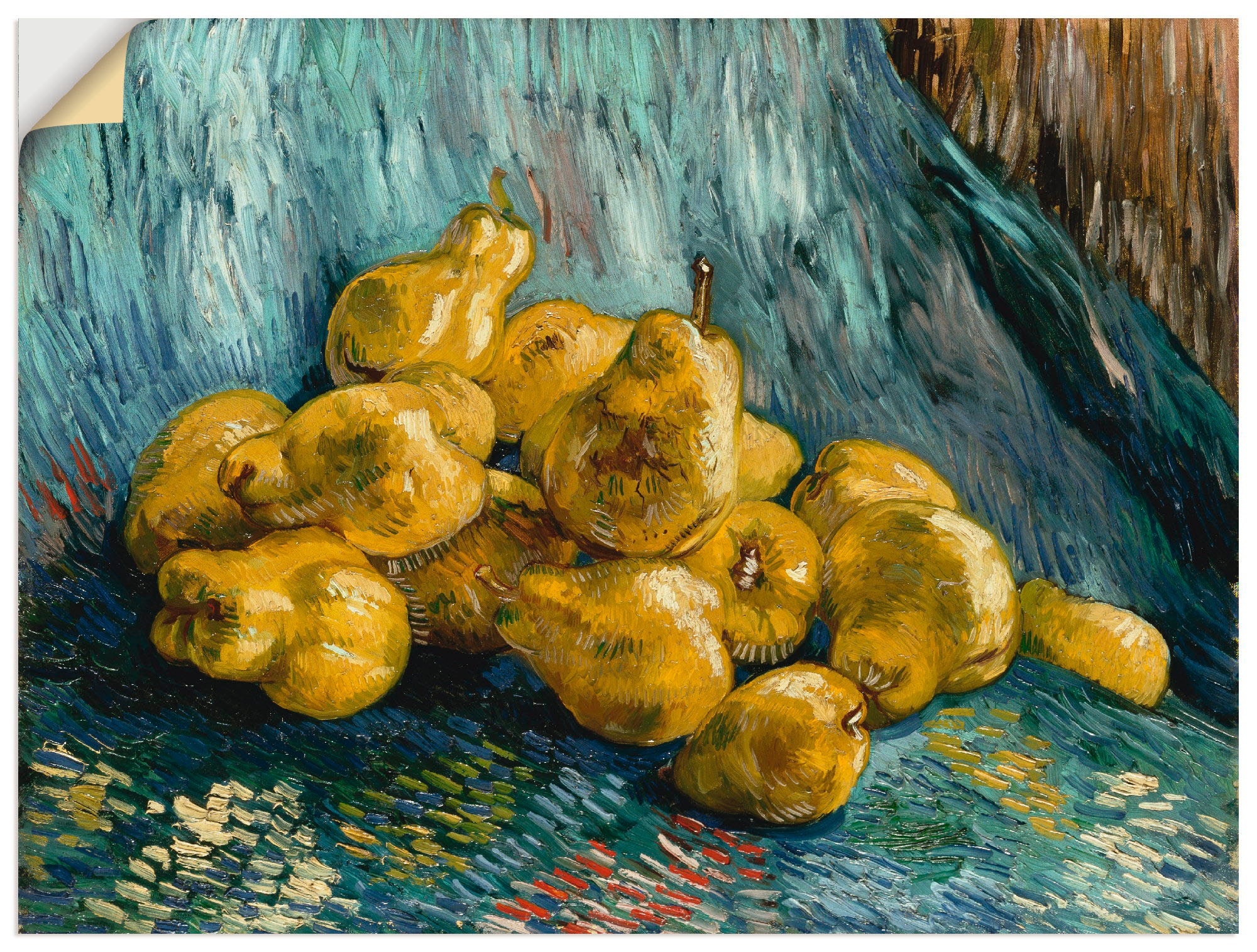 Image of Artland Wandbild »Stillleben mit Quitten. 1888«, (1 St.), in vielen Grössen & Produktarten -Leinwandbild, Poster, Wandaufkleber / Wandtattoo auch für Badezimmer geeignet bei Ackermann Versand Schweiz