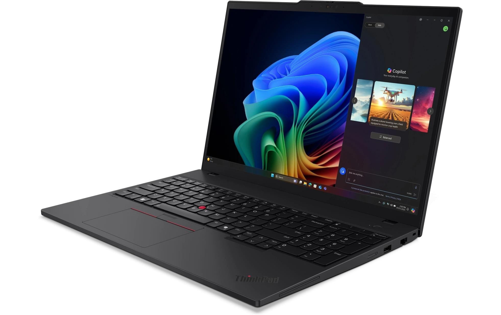 Image of Lenovo Notebook "ThinkPad T16 Gen 4 (AMD) Copilot+ PC" / 16 ″ AMD Ryzen™ AI 5 512 GB SSD