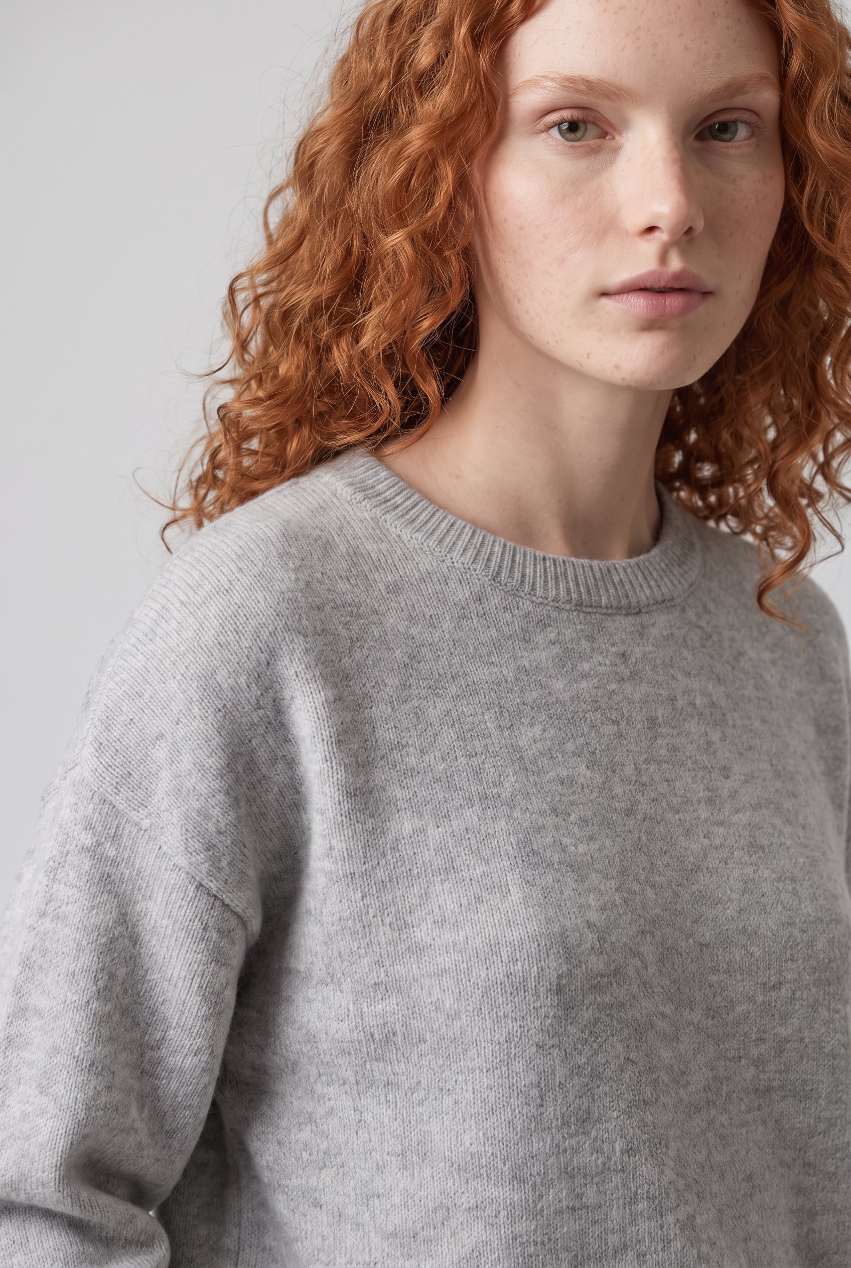 ONLY Strickpullover »ONLOLIVIA LS O-NECK CC KNT« Materialmix, regular fit