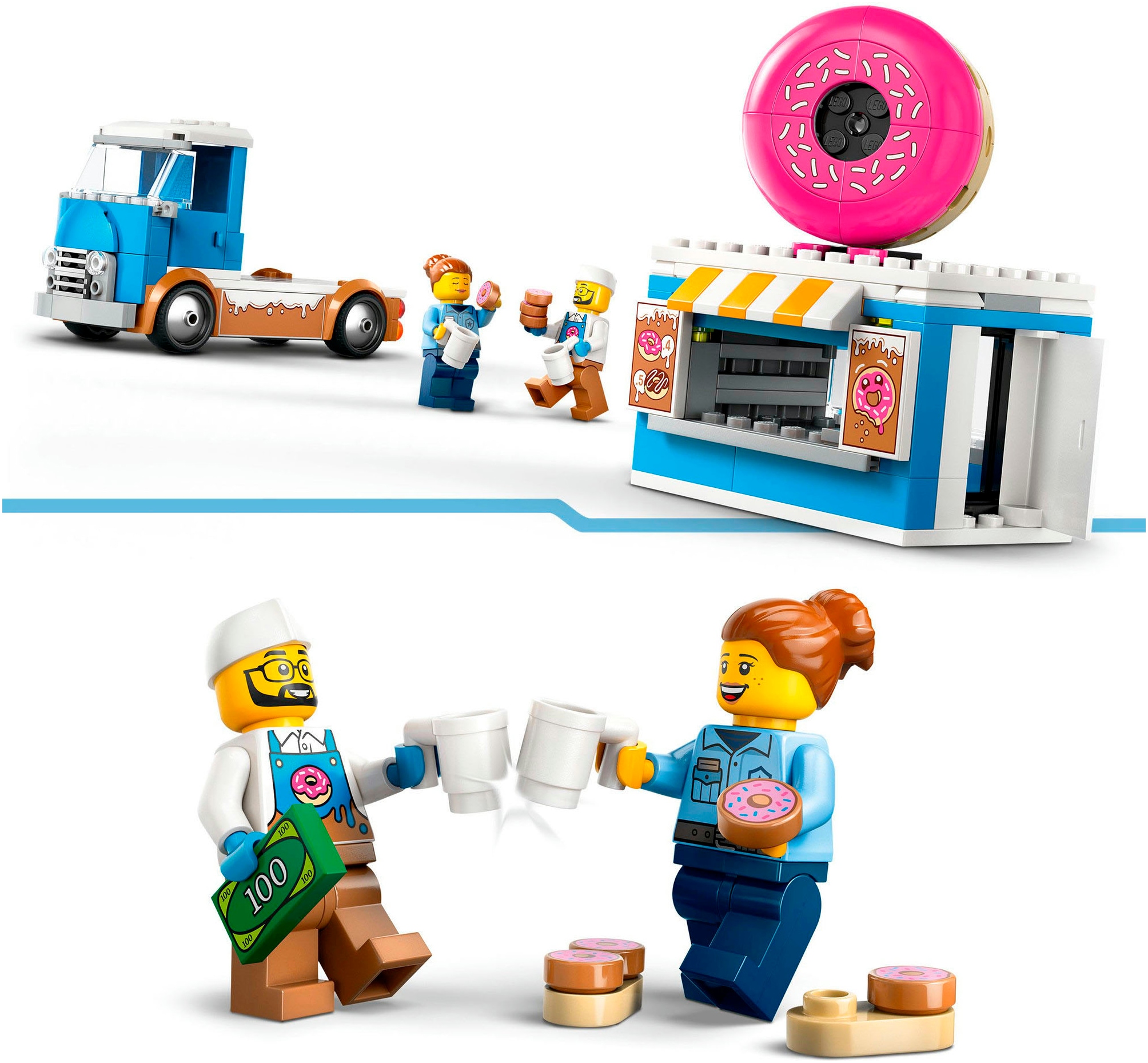 LEGO® Pions de construction »Donut Truck (60452), LEGO City« Made in Europe