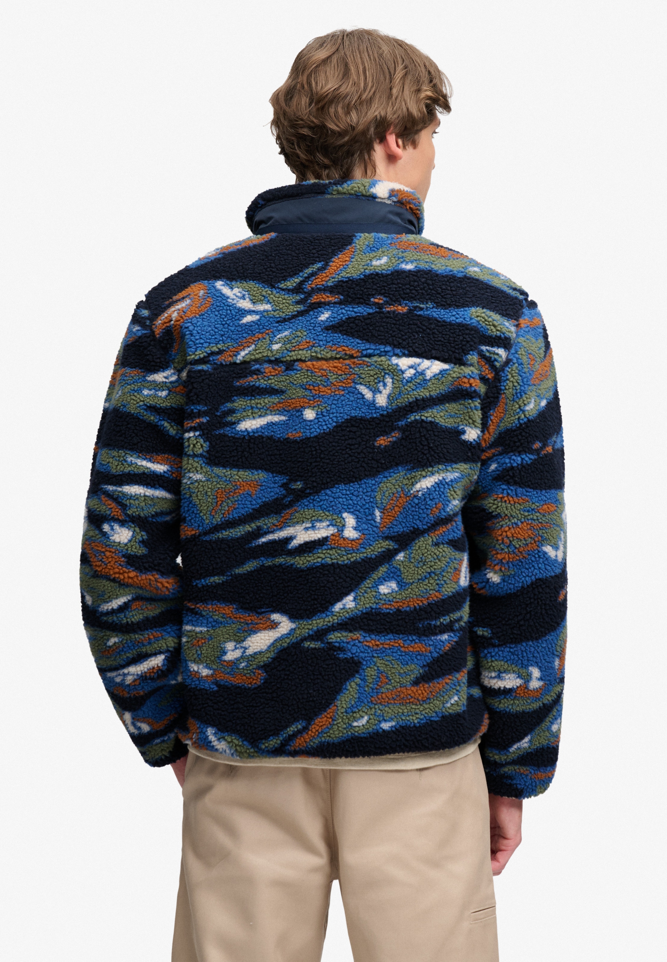 Superdry Veste sweat »TERRAIN FLEECE ZIP THRU« fibre synthétique, coupe décontractée