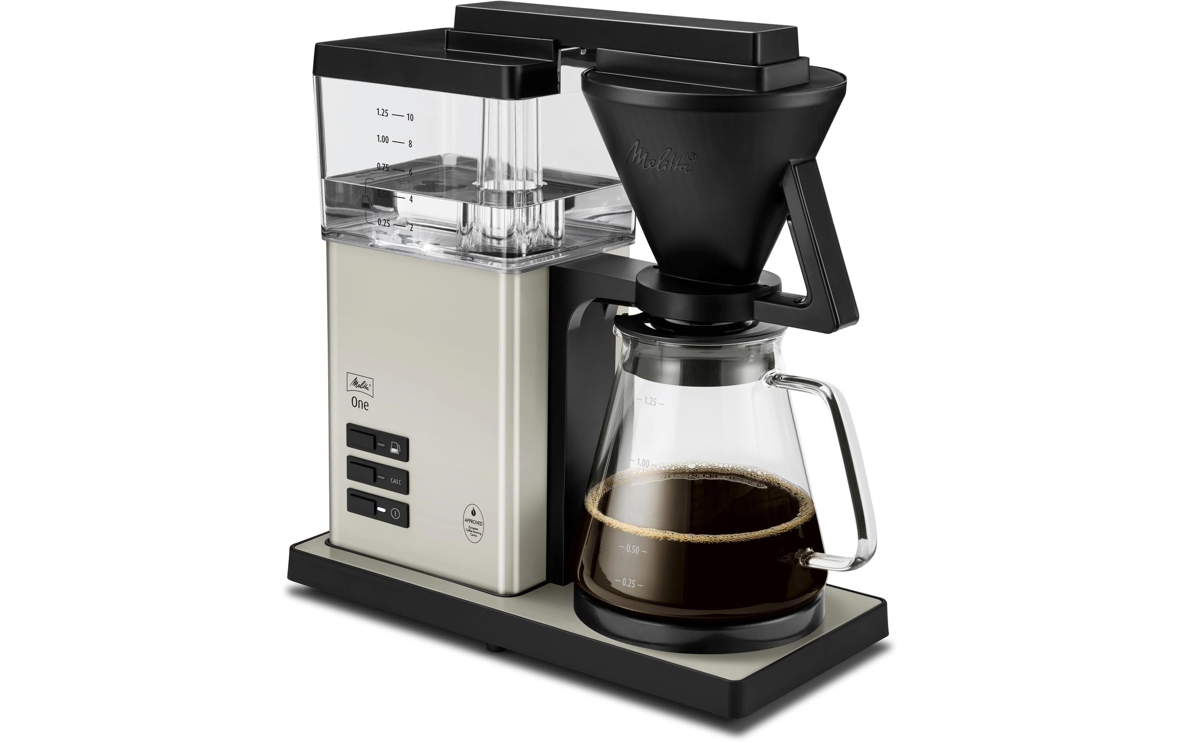 Melitta Filterkaffeemaschine »One Schwarz/Weiss«, 1x4
