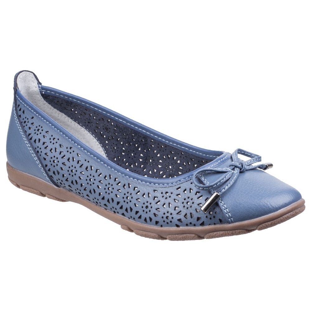 Ballerina »Damen Lagune Leder s«