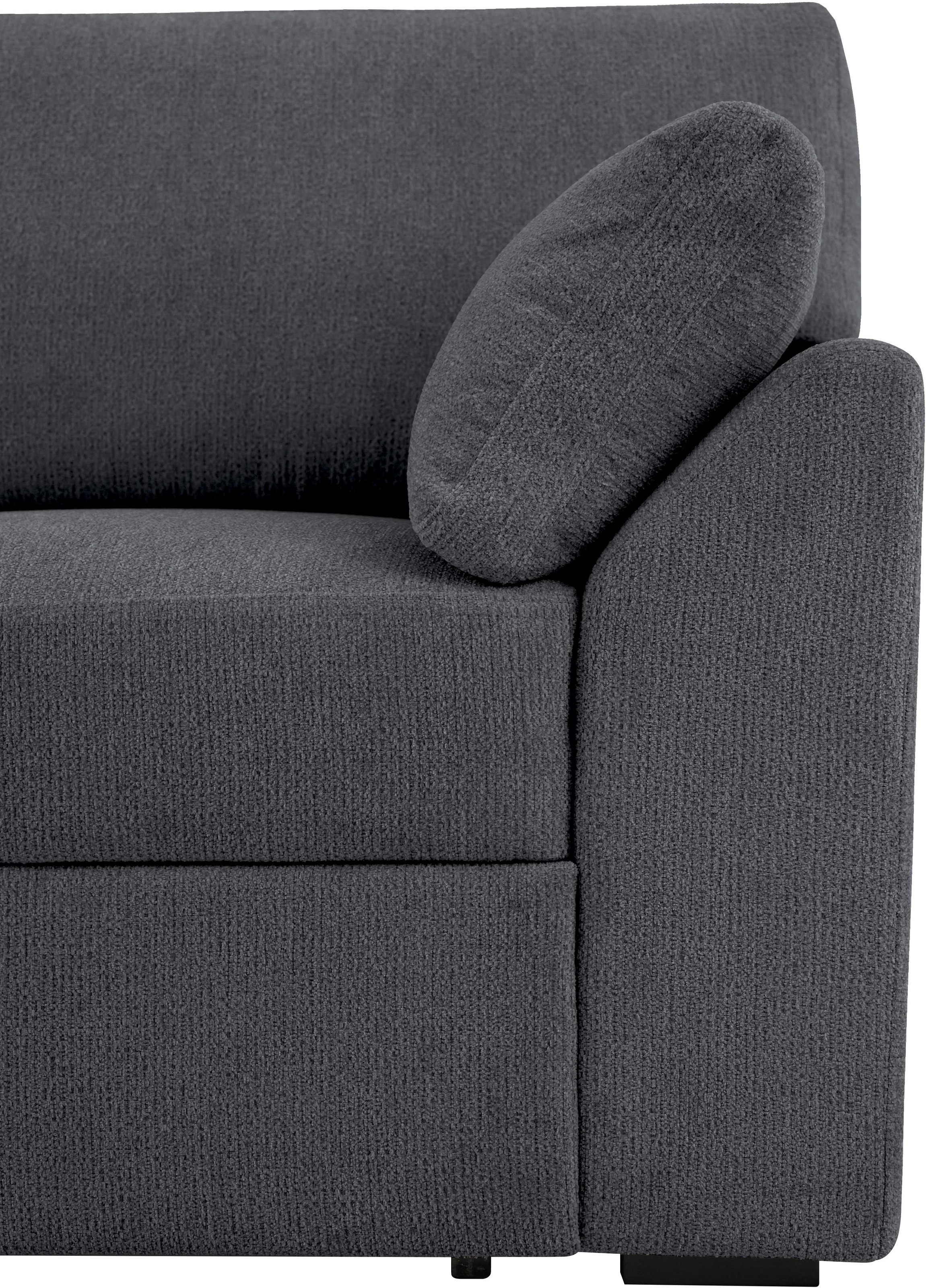 Home affaire Ecksofa »Citry«, Breite 246 cm, Chenille, Bettfunktion, Bettkasten, L-Form
