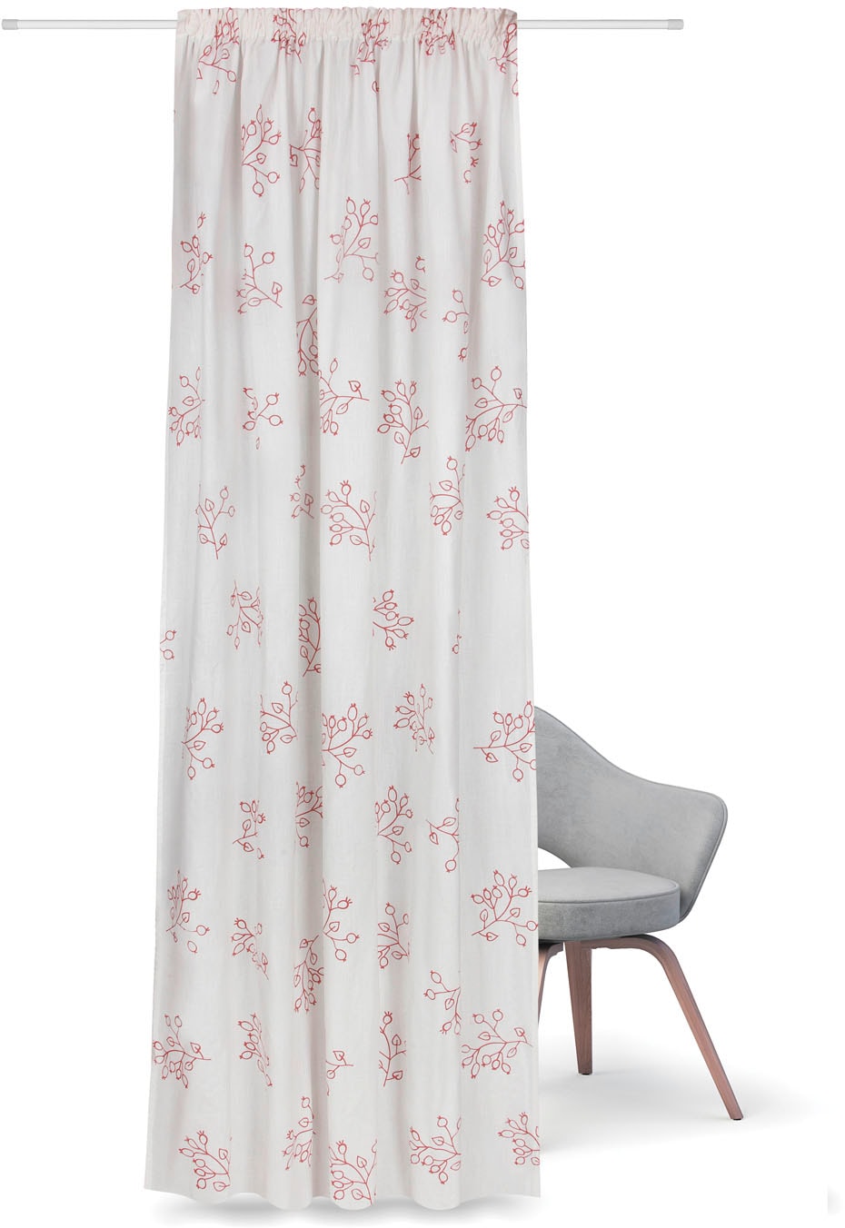 Image of Feel of Nature Gardine "Elsa" Kräuselband 1 Stk. tlg. HxB: 245x140