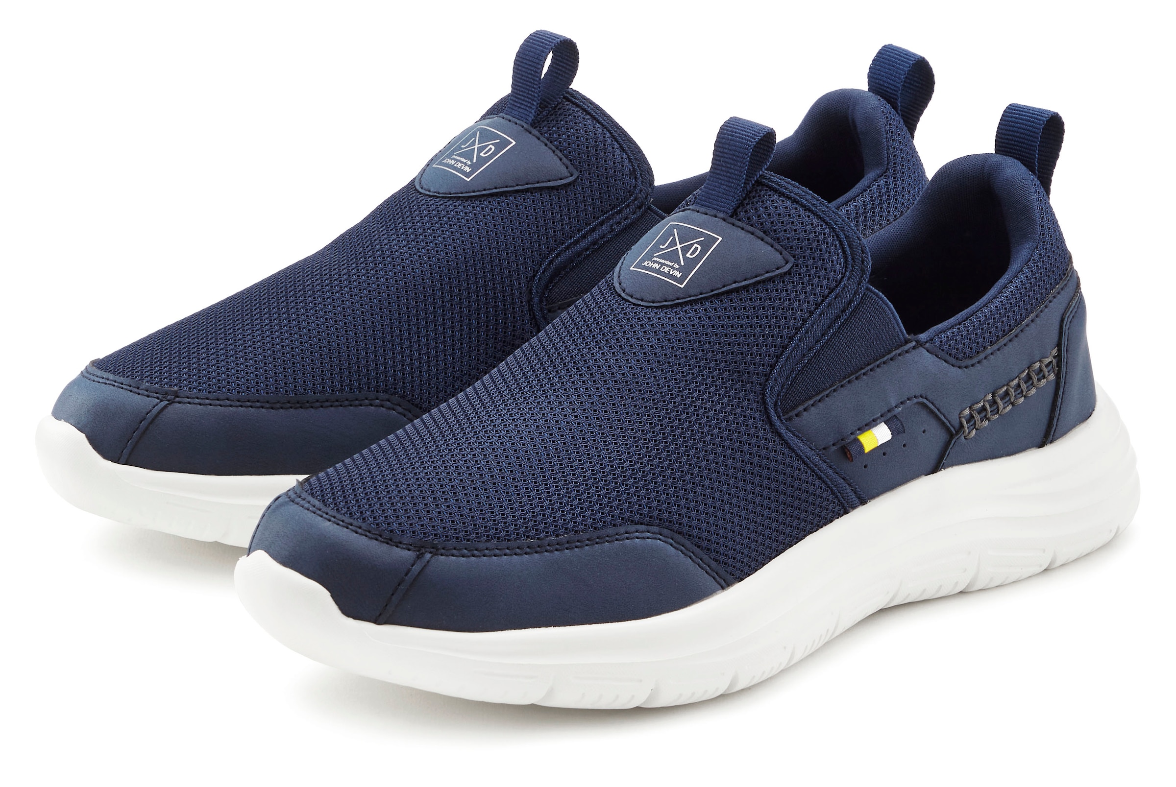 Image of John Devin Sneaker "Freizeitschuh, Halbschuh, Slipper, Turnschuh, Slip-On-Sneaker" zum Reinschlüpfen Unisex VEGAN