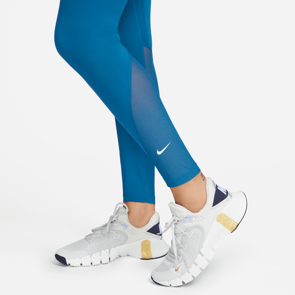 Nike Trainingstights »ONE WOMEN'S MID-RISE / MESH-PANELED LEGGINGS«