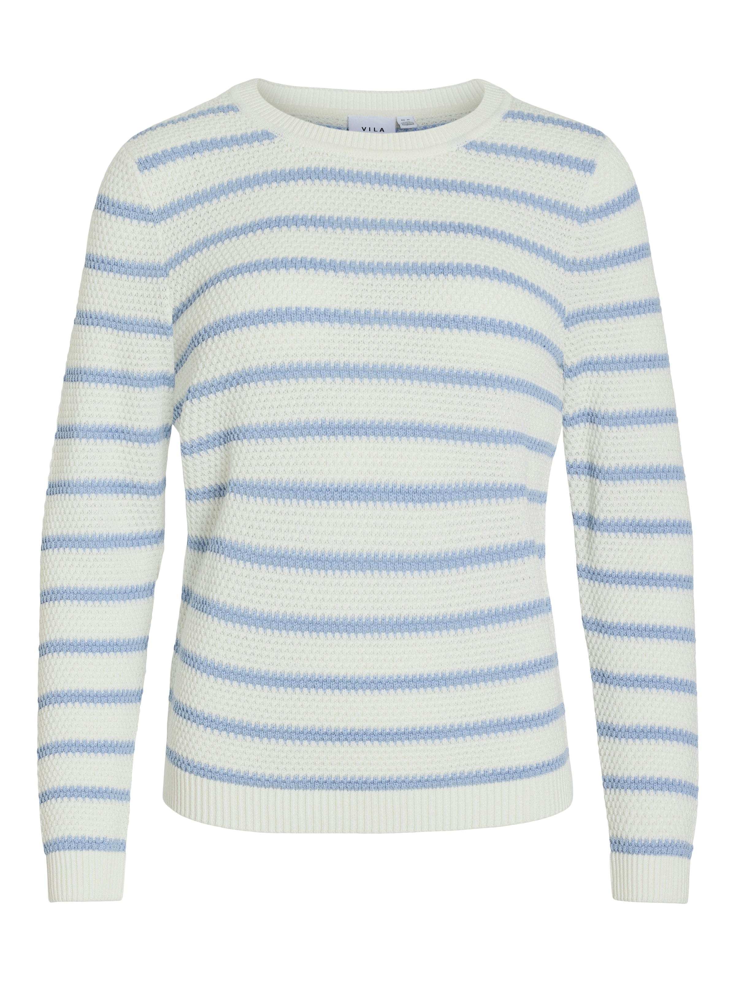 Vila Rundhalspullover »VIDALO O-NECK L/S STRIPE KNIT TOP- NOOS«