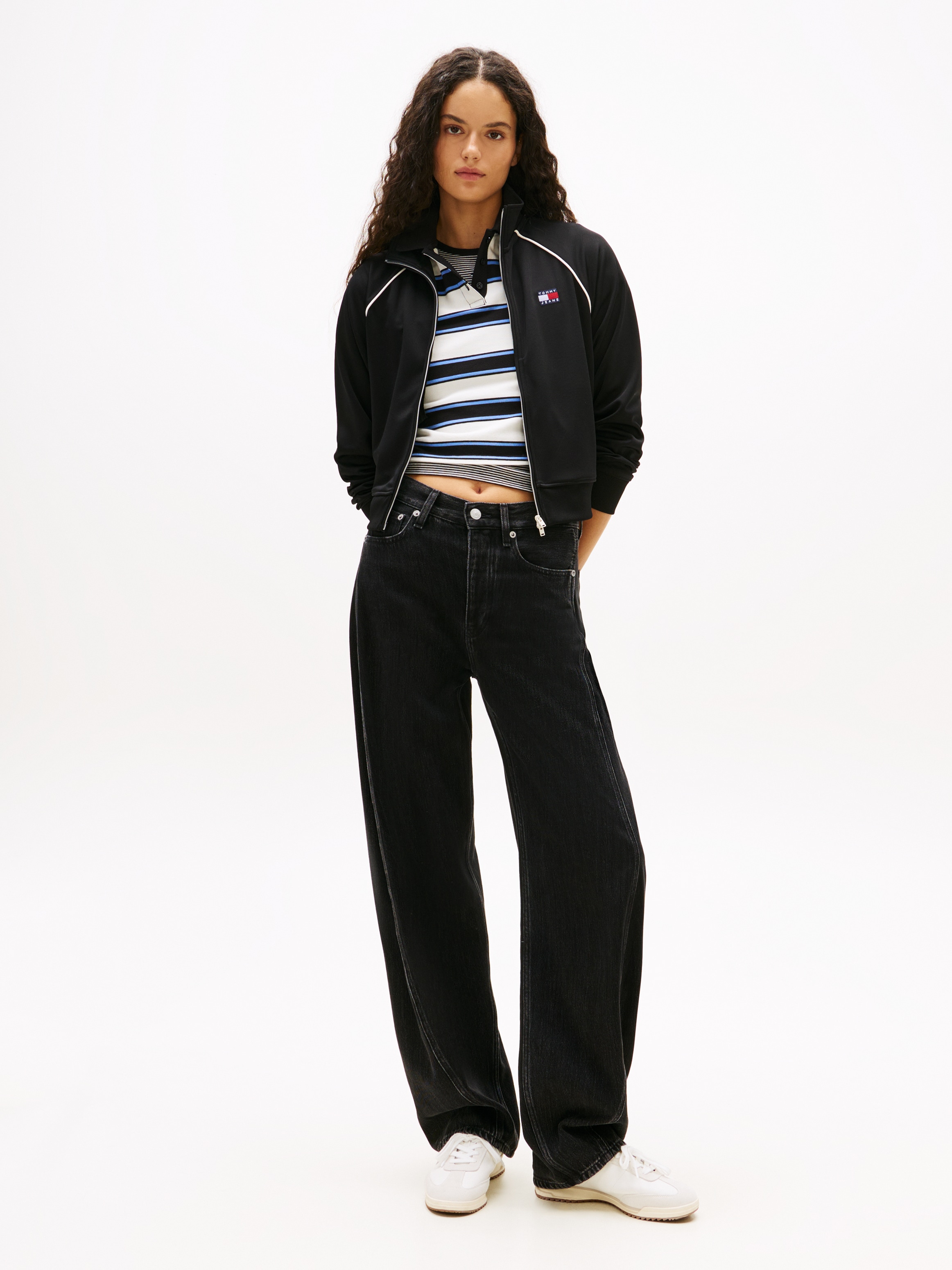 Tommy Jeans Veste de yoga en sweat »TJW BADGE TRACK JACKET EXT«