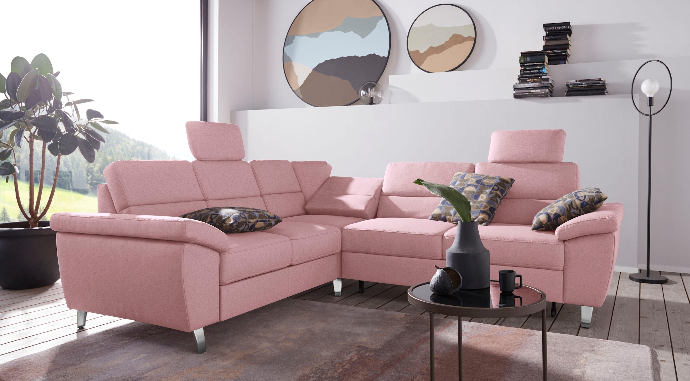 sit&more Ecksofa »Sorano L-Form«, wahlweise mit Bett- und Relaxfunktion, inkl. Bettkasten