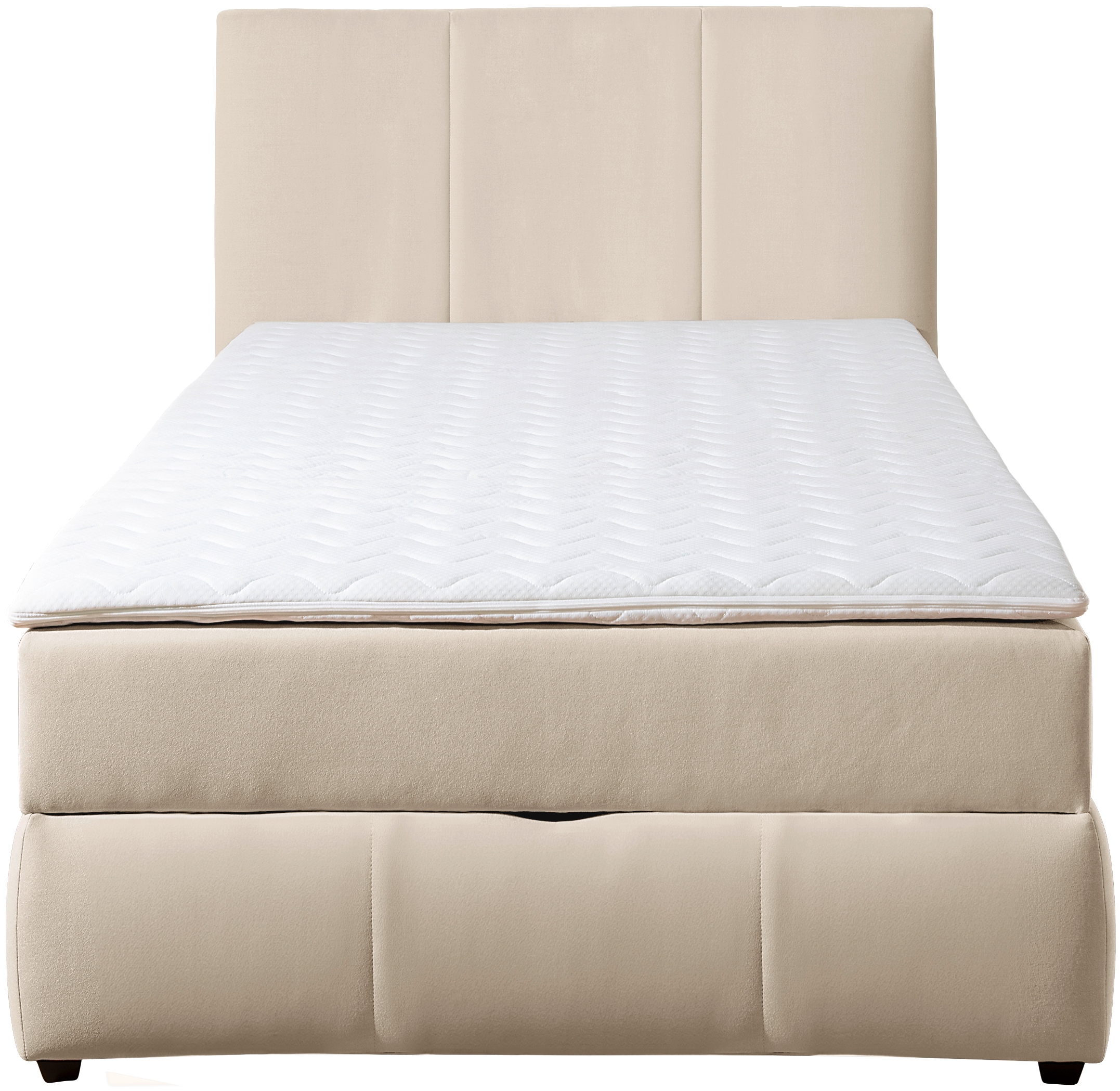 GOODproduct Boxbett »Hartley inkl. Bettkasten und Topper, auch in Überlänge erhältlich« wahlweise mit Bonnell- oder TTFK-Matratze in H2, H3 o. H4 erhältlich