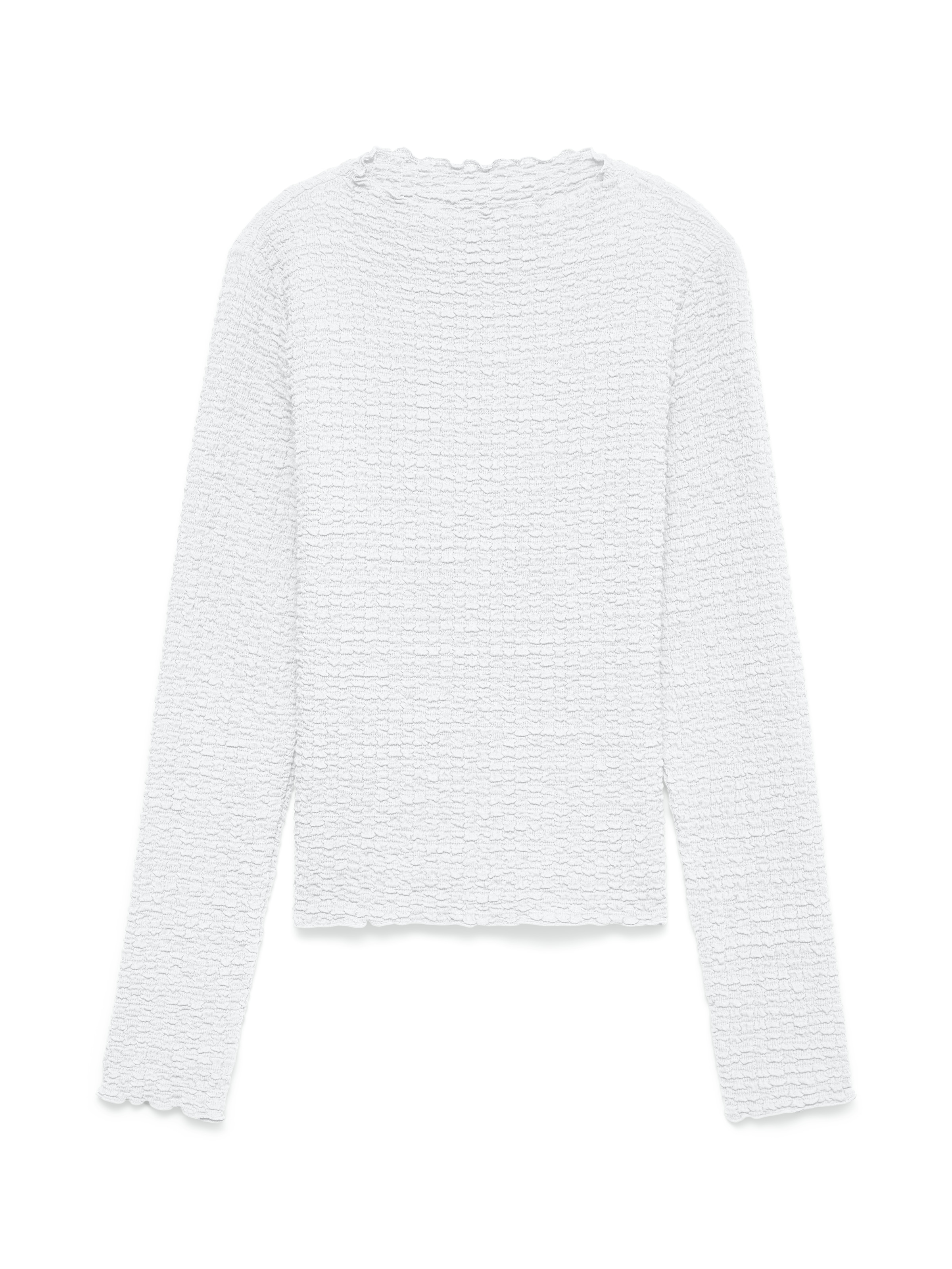 Vero Moda T-shirt à manches longues »VMZIA LS FUNNEL NECK TOP JRS NOOS« mélange coton, coupe régulière