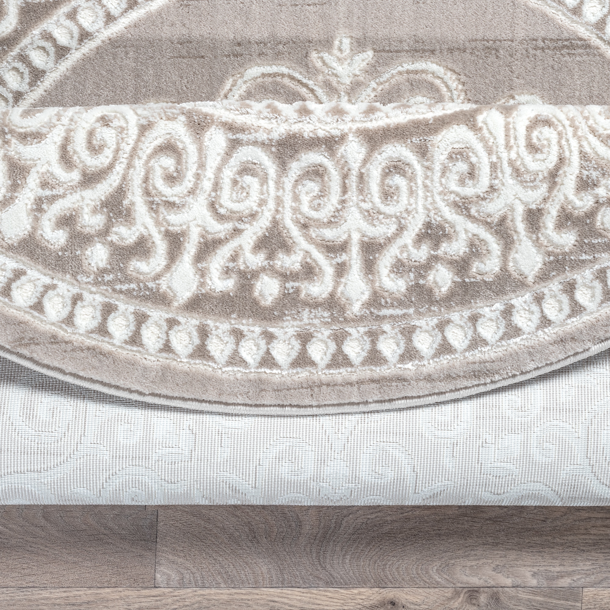 Sanat Teppich »Harmony 3204 , auch als Läufer« rund 12 mm Höhe Wohnzimmer, Kurzflor, modern, Orient Optik, Schlafzimmer