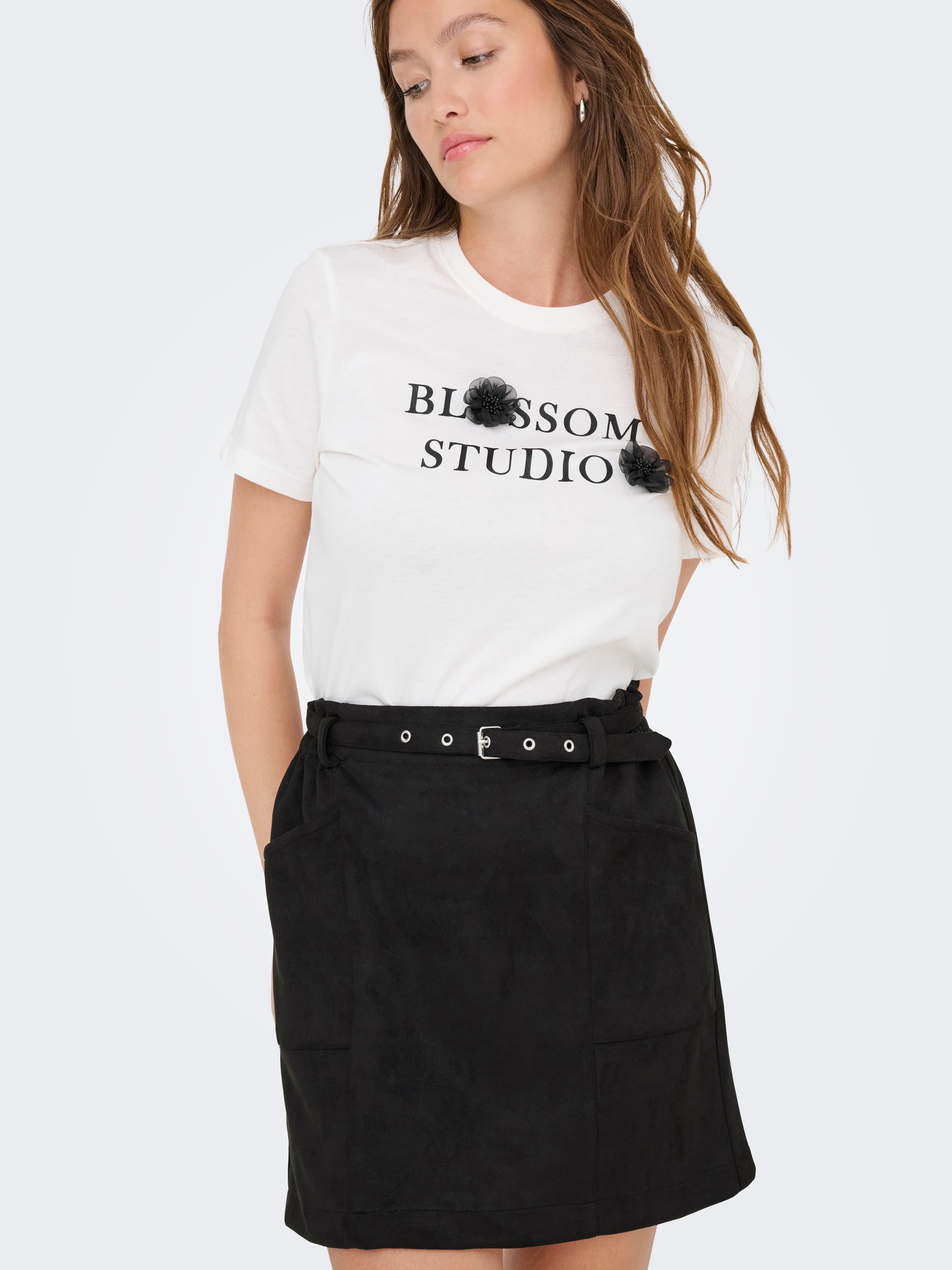 ONLY Minirock »ONLDIANE HEIDI LIFE FAUX SUEDE SKIRT OTW«
