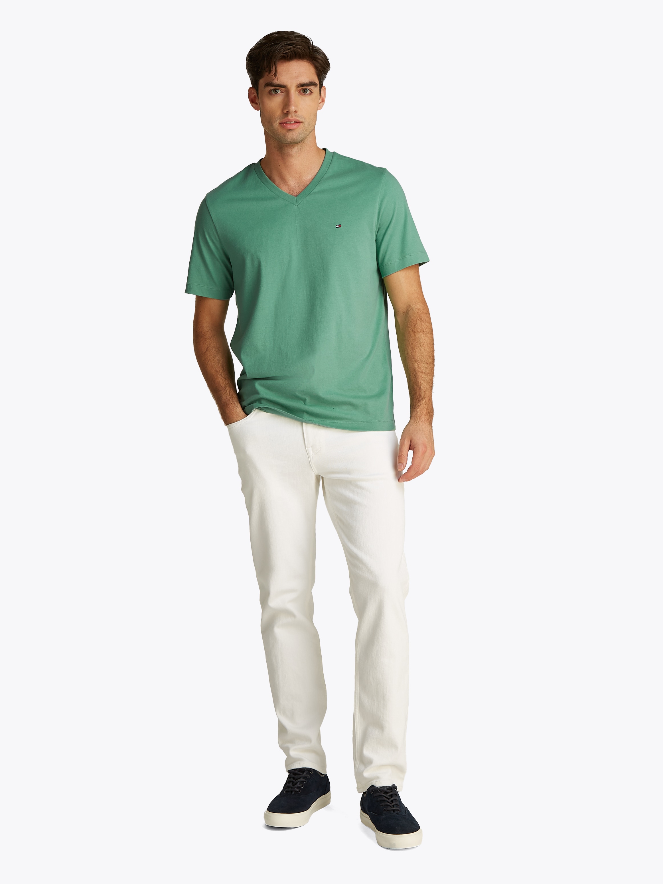 Tommy Hilfiger V-Shirt »ESSENTIAL V-NECK TEE«