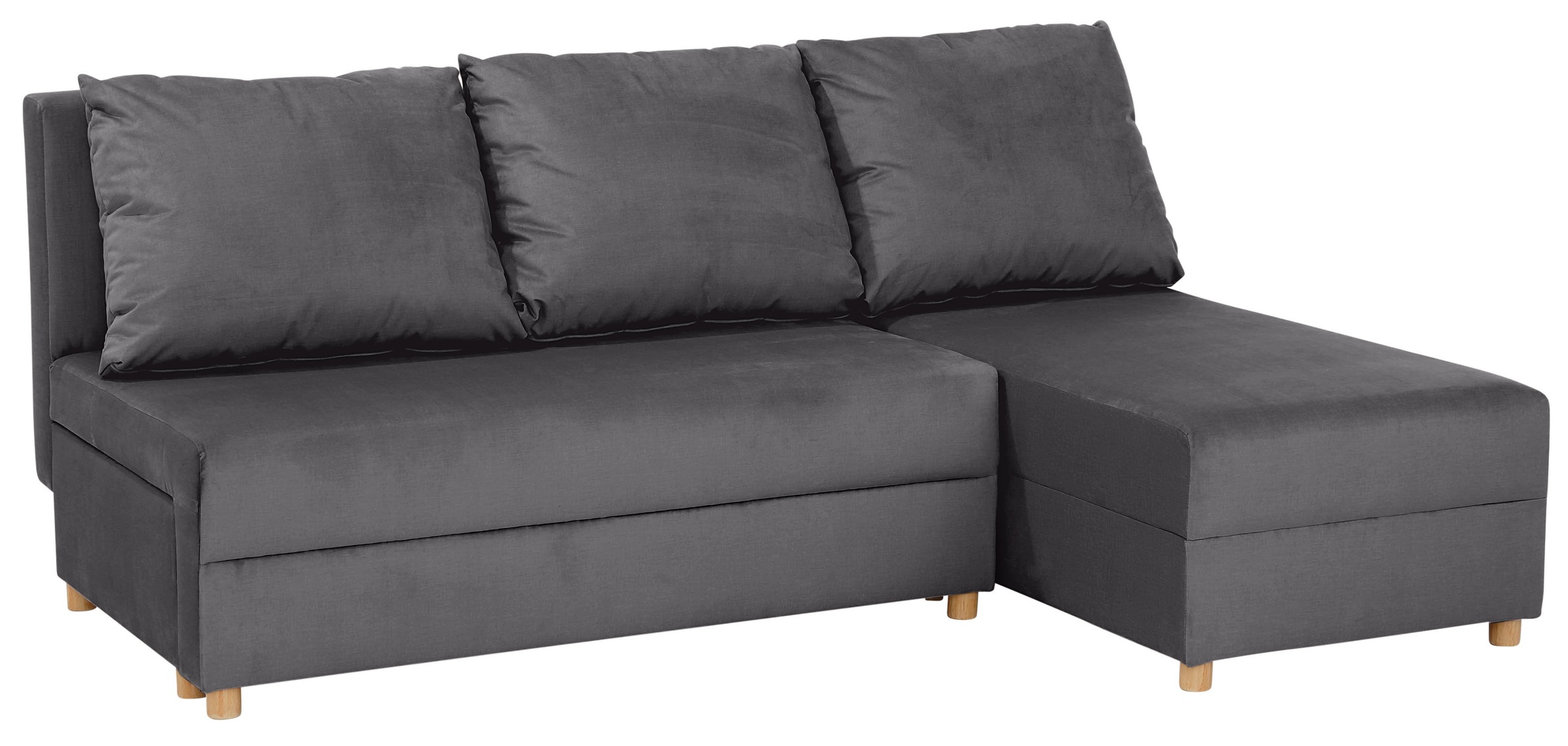 INOSIGN Ecksofa »Mick L-Form«, Longchair links/rechts montierbar, wahlweise mit Bettfunktion